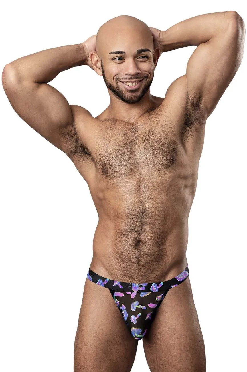 Bekleidung_Herren Power_Herrenunterwäsche Male Power 433-294 Hazy Dayz Mikro-Tanga Farbe Pilze