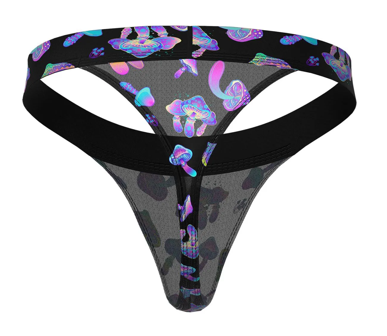 Bekleidung_Herren Power_Herrenunterwäsche Male Power 433-294 Hazy Dayz Mikro-Tanga Farbe Pilze