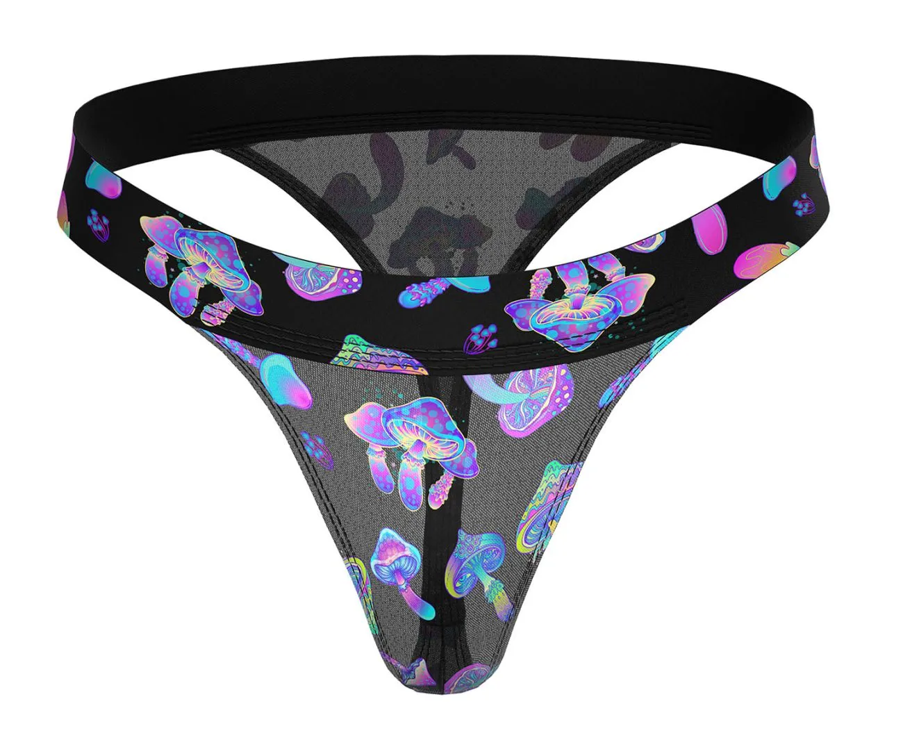 Bekleidung_Herren Power_Herrenunterwäsche Male Power 433-294 Hazy Dayz Mikro-Tanga Farbe Pilze