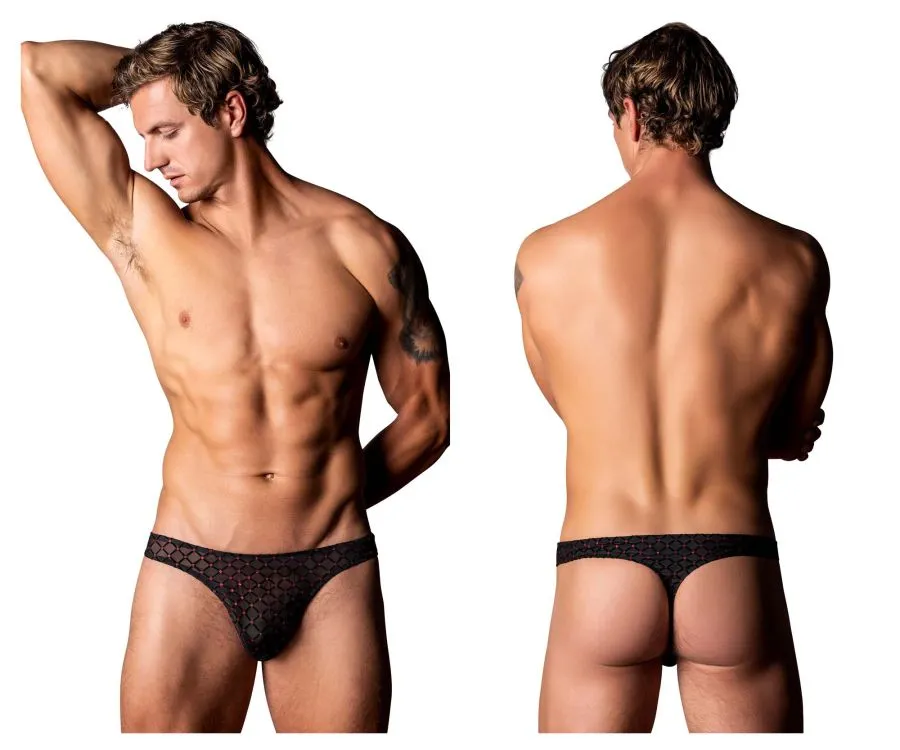 Bekleidung_Herren Power_Herrenunterwäsche Male Power 443-296 Widow Maker Klassischer Tanga Farbe Schwarz