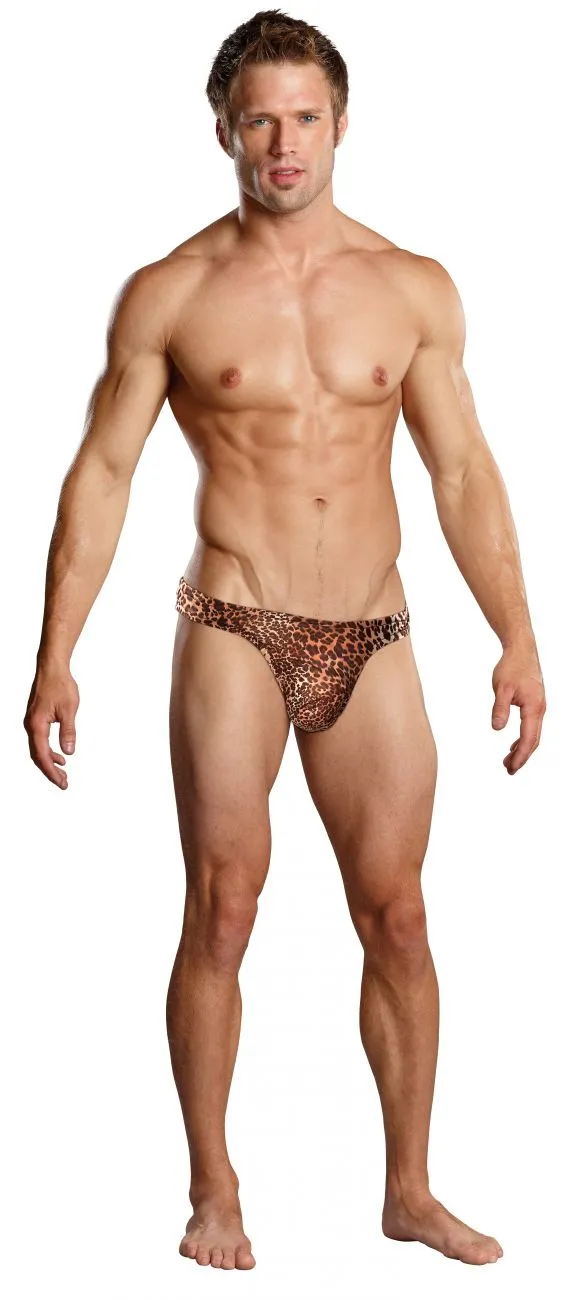 Bekleidung_Herren Power_Herrenunterwäsche Male Power 444030 Animal Wonder Tanga Farbe Braun