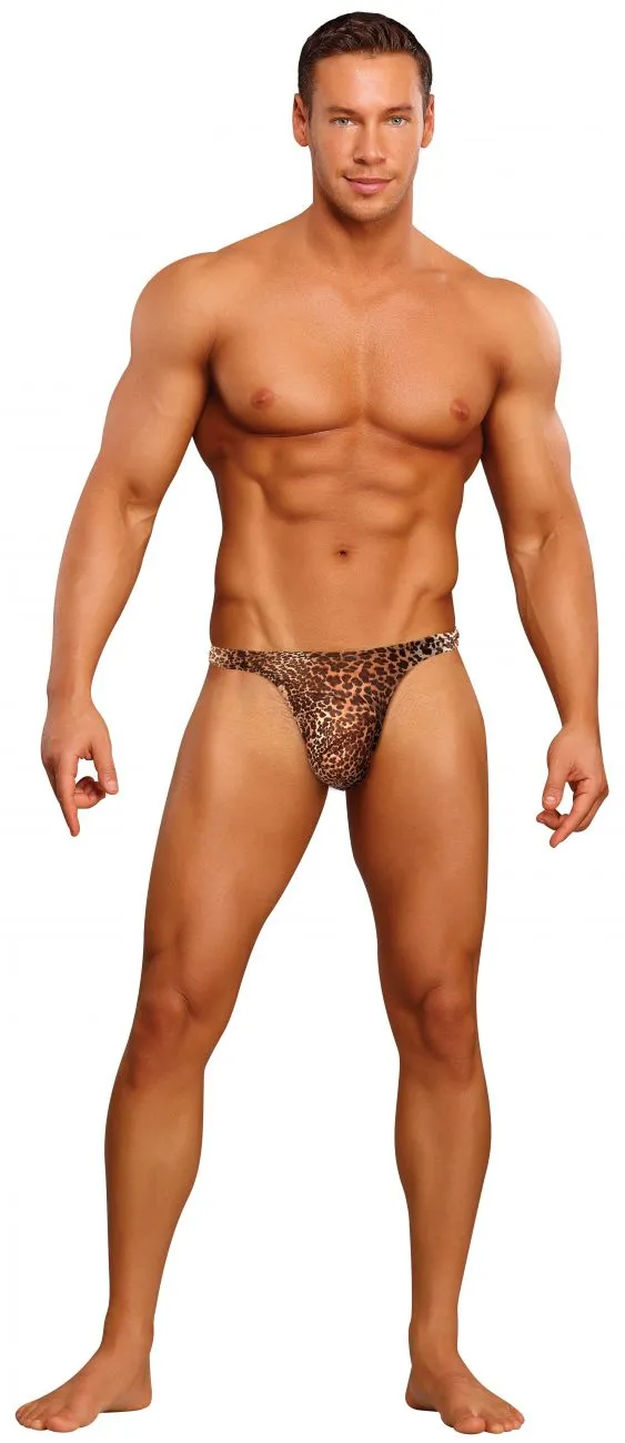 Bekleidung_Herren Power_Herrenunterwäsche Male Power 444030 Animal Wonder Tanga Farbe Braun