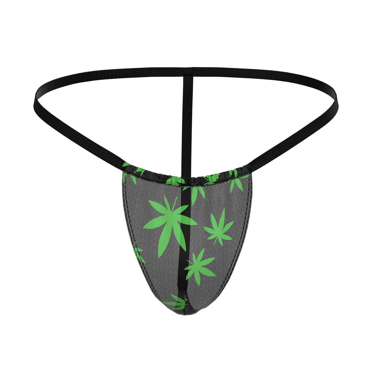 Bekleidung_Herren Power_Herrenunterwäsche Male Power 450-294 Hazy Dayz Posiergurt Farbe Cannabisblatt