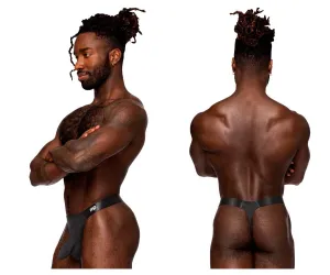 Bekleidung_Herren Power_Herrenunterwäsche Male Power 462-281 Leichter Sling Tanga Ärmel Farbe Schwarz