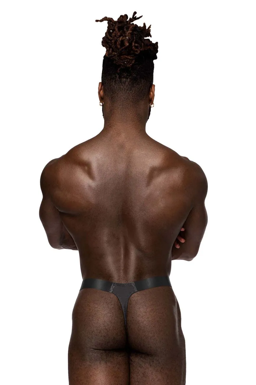 Bekleidung_Herren Power_Herrenunterwäsche Male Power 462-281 Leichter Sling Tanga Ärmel Farbe Schwarz