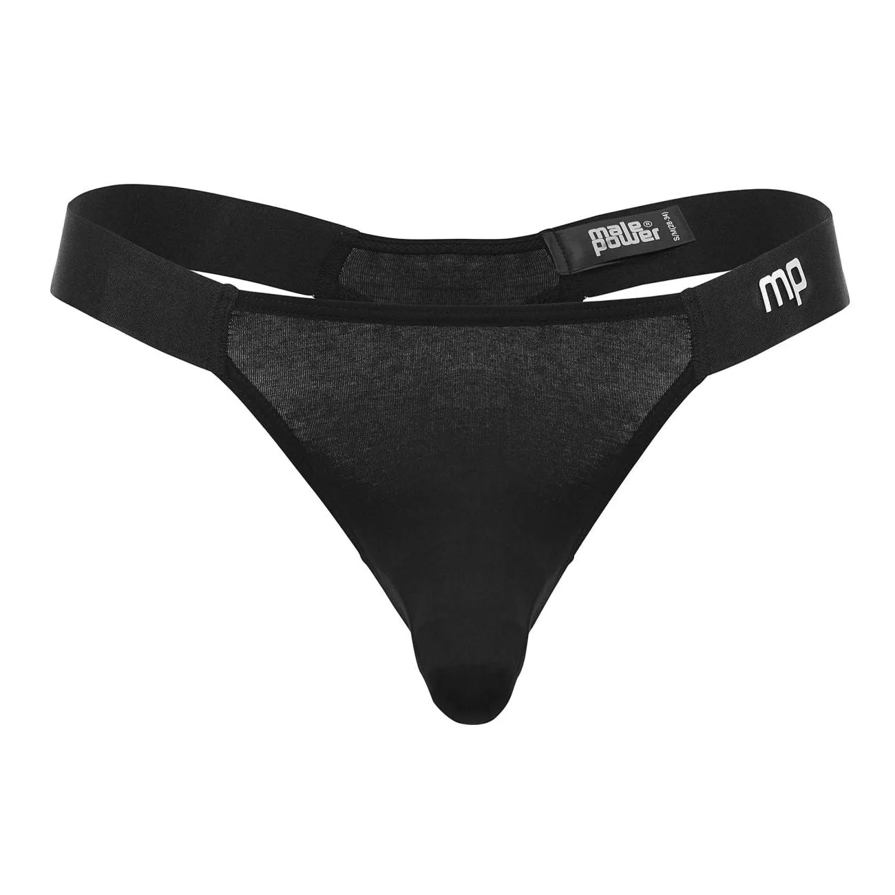 Bekleidung_Herren Power_Herrenunterwäsche Male Power 462-281 Leichter Sling Tanga Ärmel Farbe Schwarz