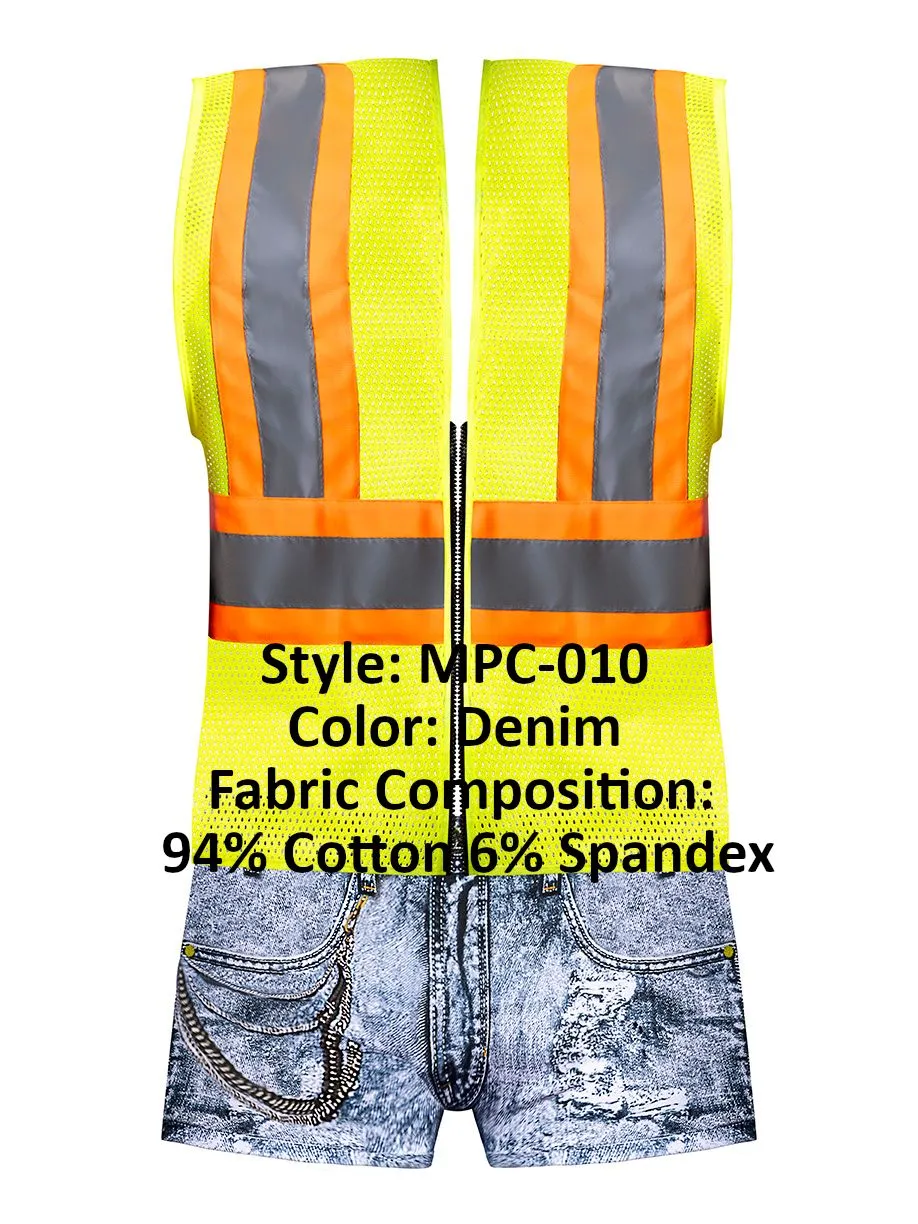 Bekleidung_Herren Power_Herrenunterwäsche Male Power MPC-010 Arbeitskostüm Farbe Denim