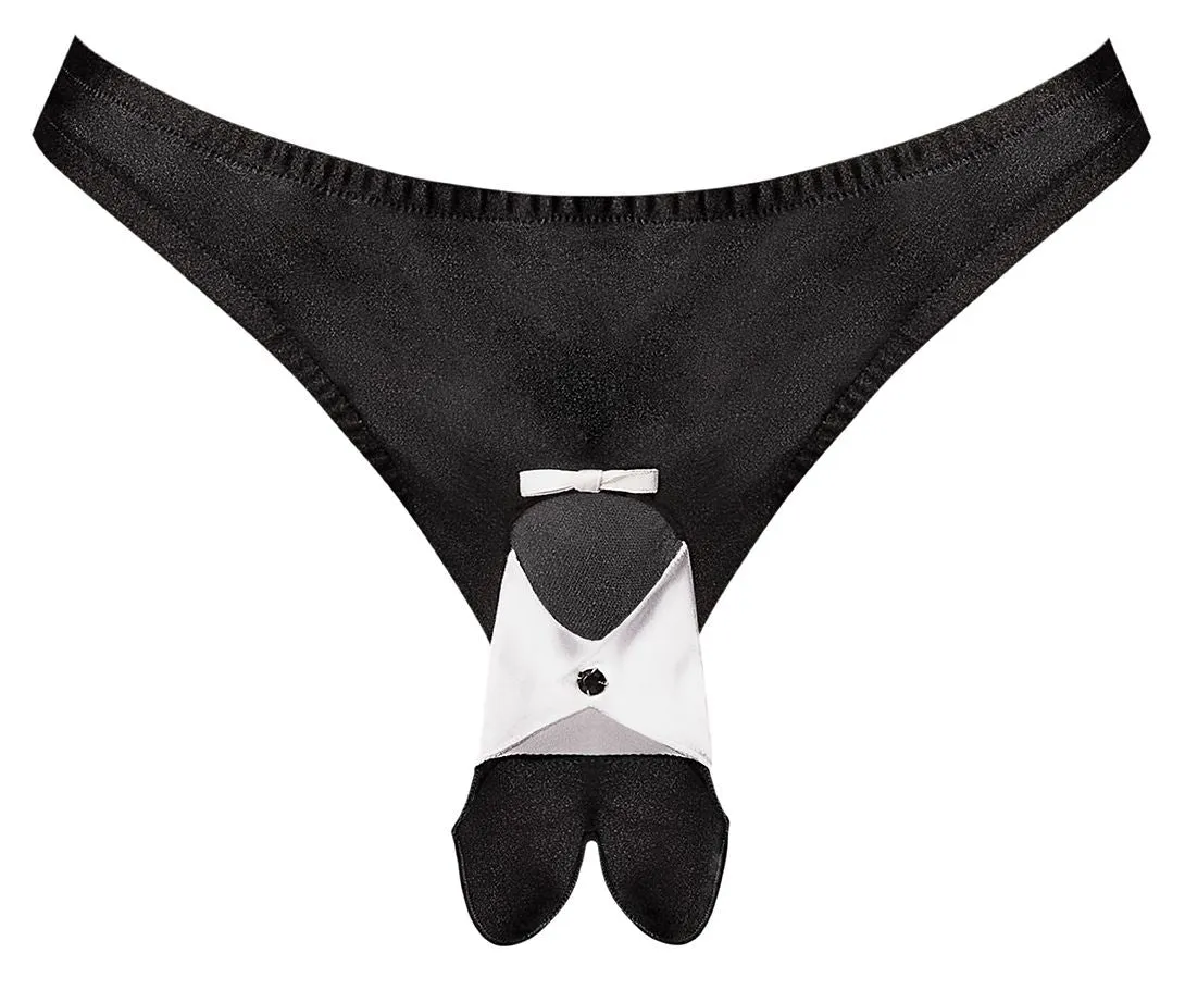 Bekleidung_Herren Power_Herrenunterwäsche Male Power PAK-730 Neuheit Stylischer Schwanz Farbe Schwarz