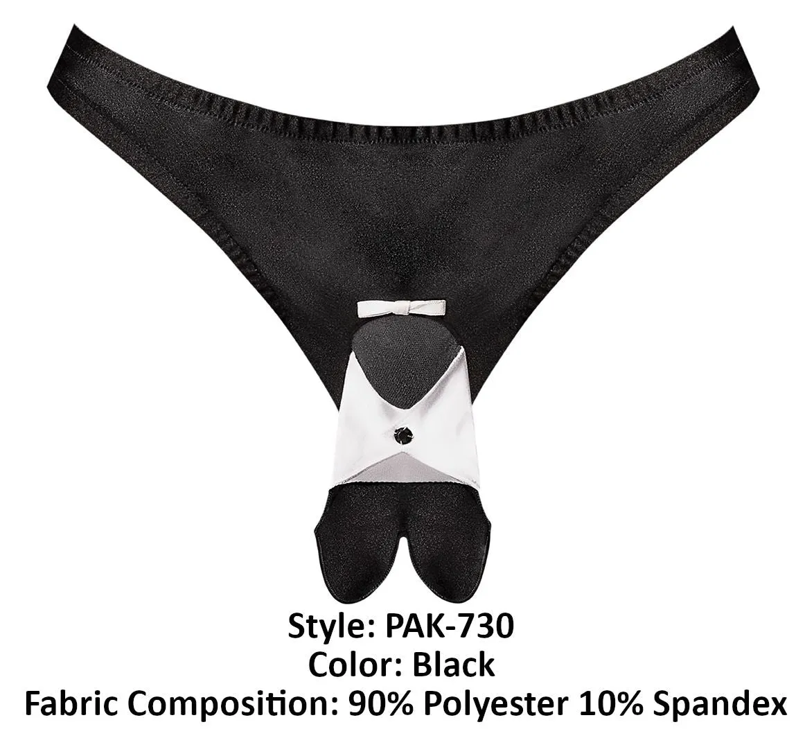 Bekleidung_Herren Power_Herrenunterwäsche Male Power PAK-730 Neuheit Stylischer Schwanz Farbe Schwarz