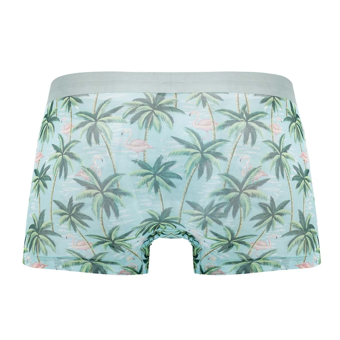 Bekleidung_Herren Power_Herrenunterwäsche Male Power SMS-011 Durchsichtige Drucke Nahtlose Kurzfarbe Flamingo