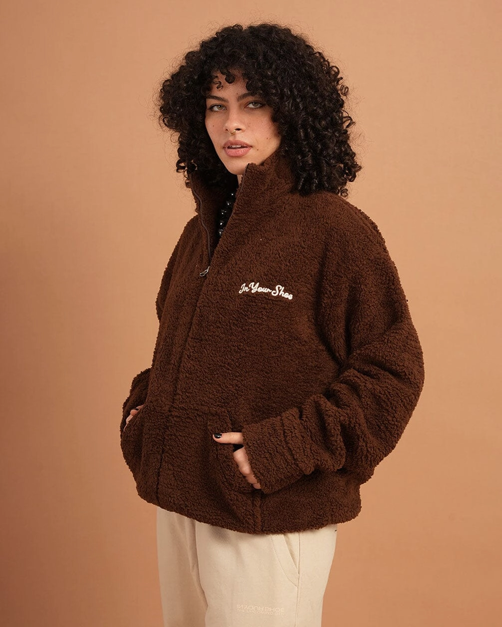 Coffee Fleece Jacket