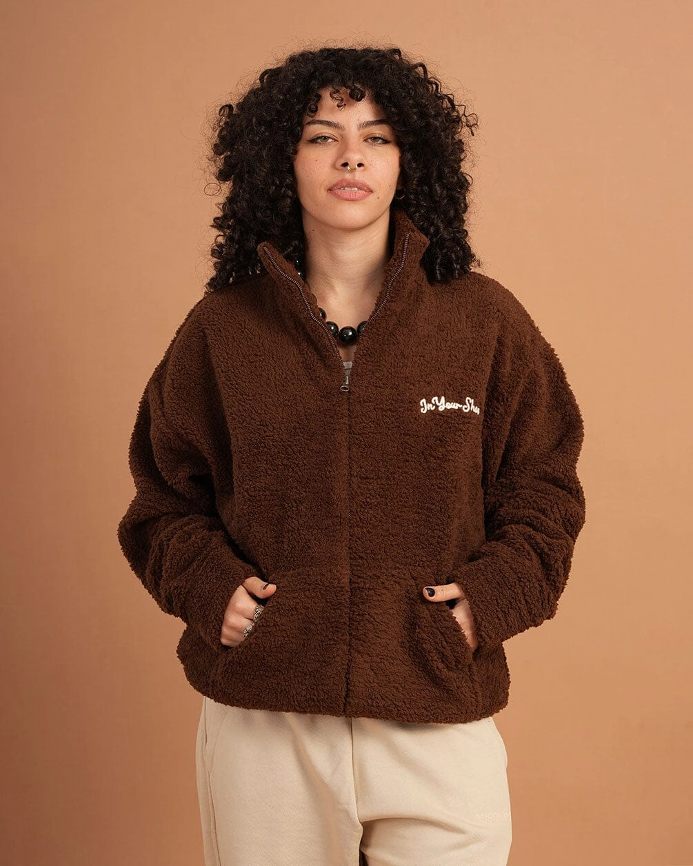 Coffee Fleece Jacket