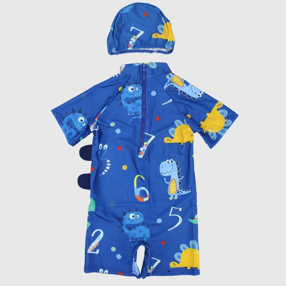 Niedlicher Dino-Overall-Badeanzug