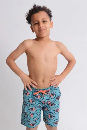Dino Türkis Badeanzug