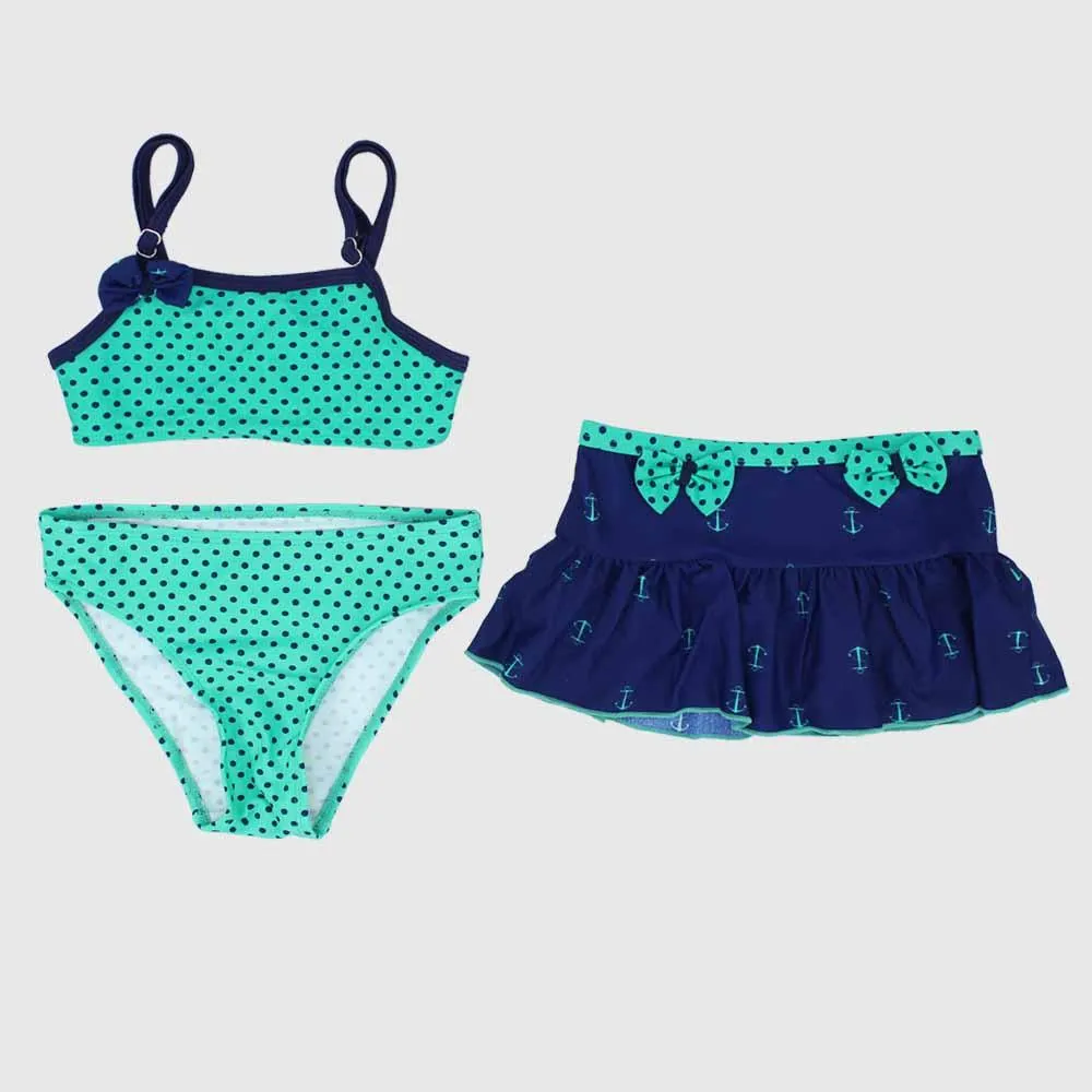 Gepunkteter Bikini