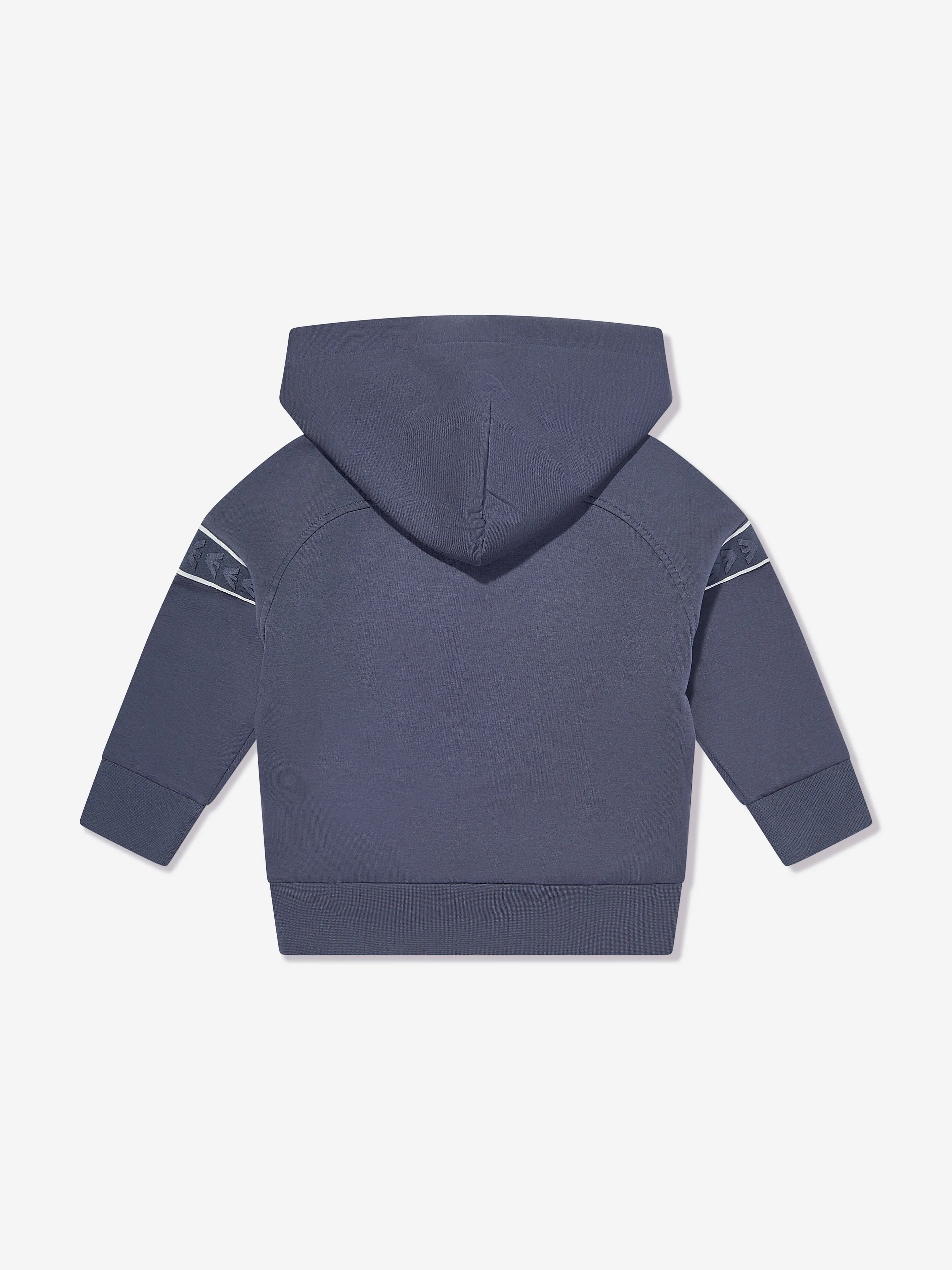 Emporio Armani Jungen Logo Hoodie in Blau