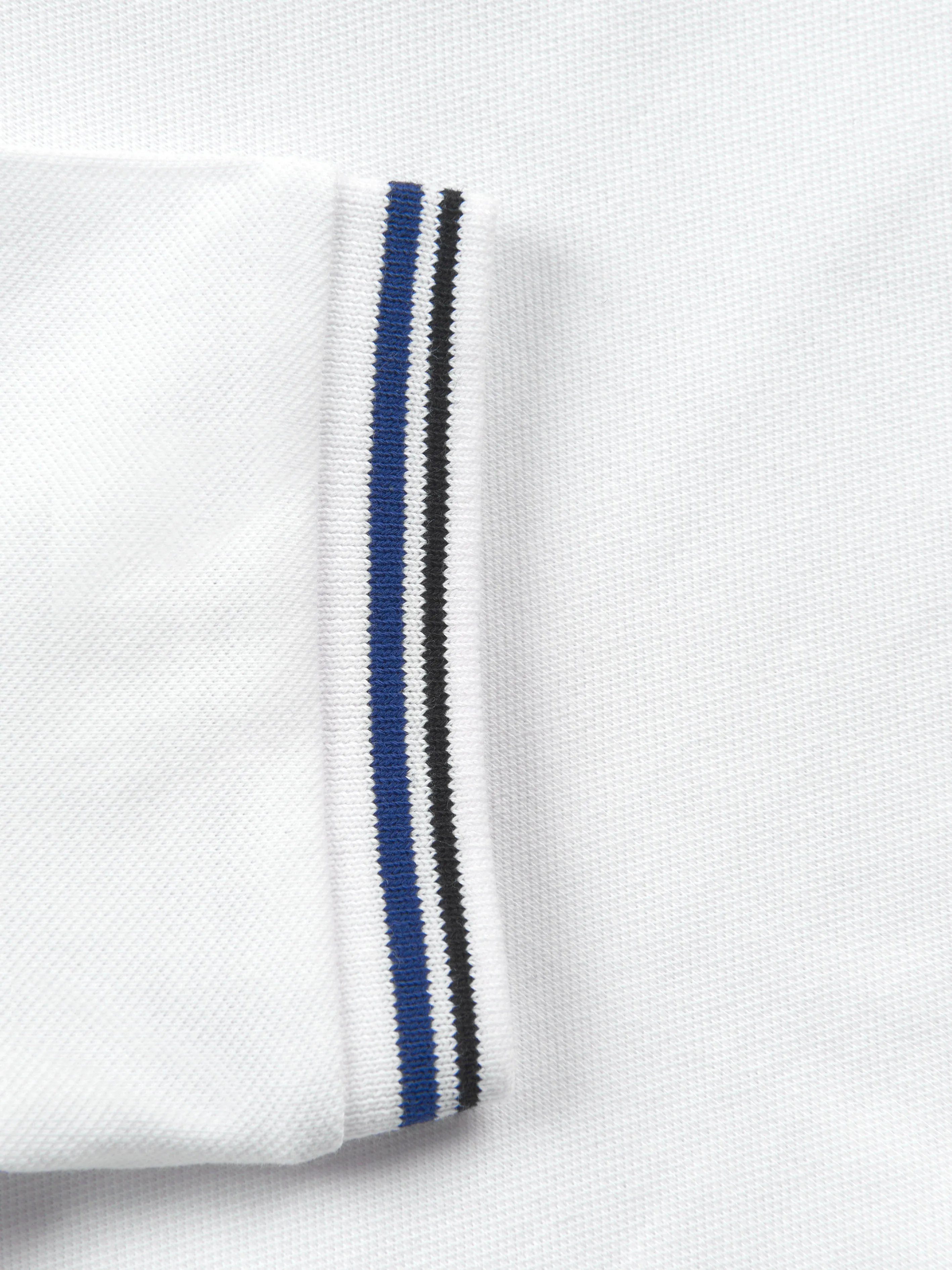 Emporio Armani Jungen Logo Polohemd in Weiß