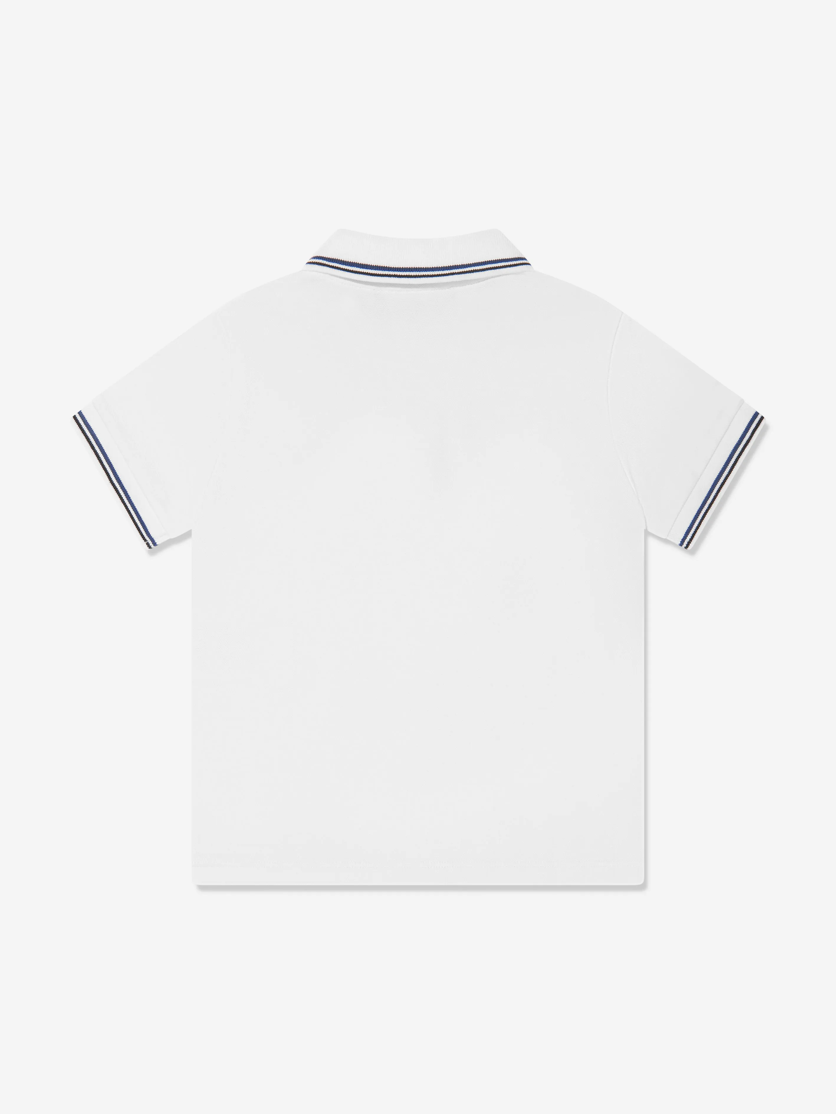 Emporio Armani Jungen Logo Polohemd in Weiß
