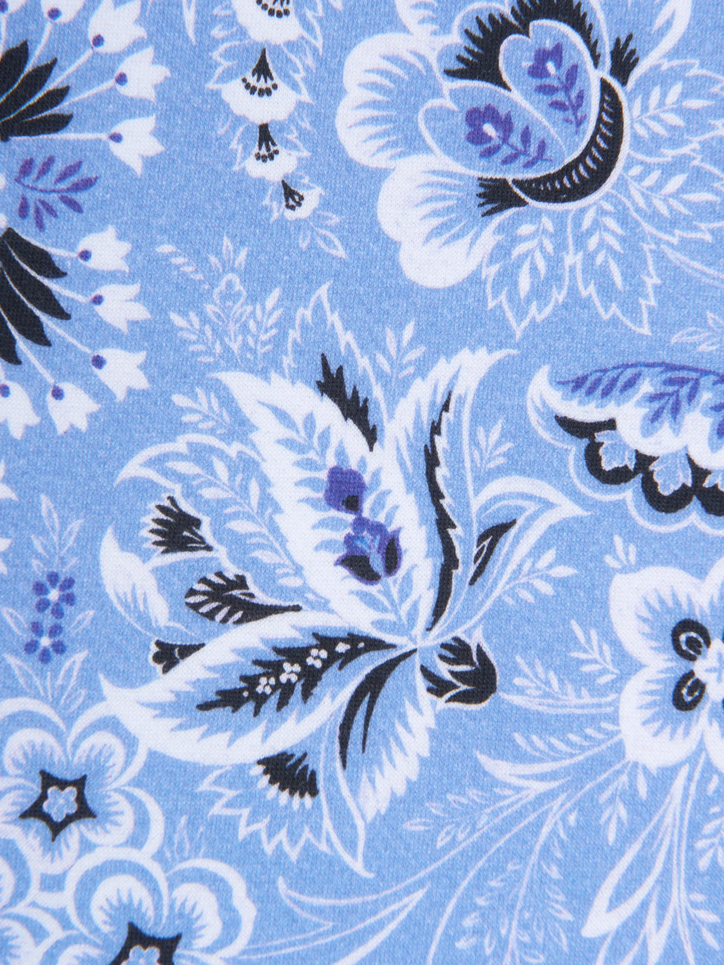Etro Boys Floral Paisley Shorts in Blau