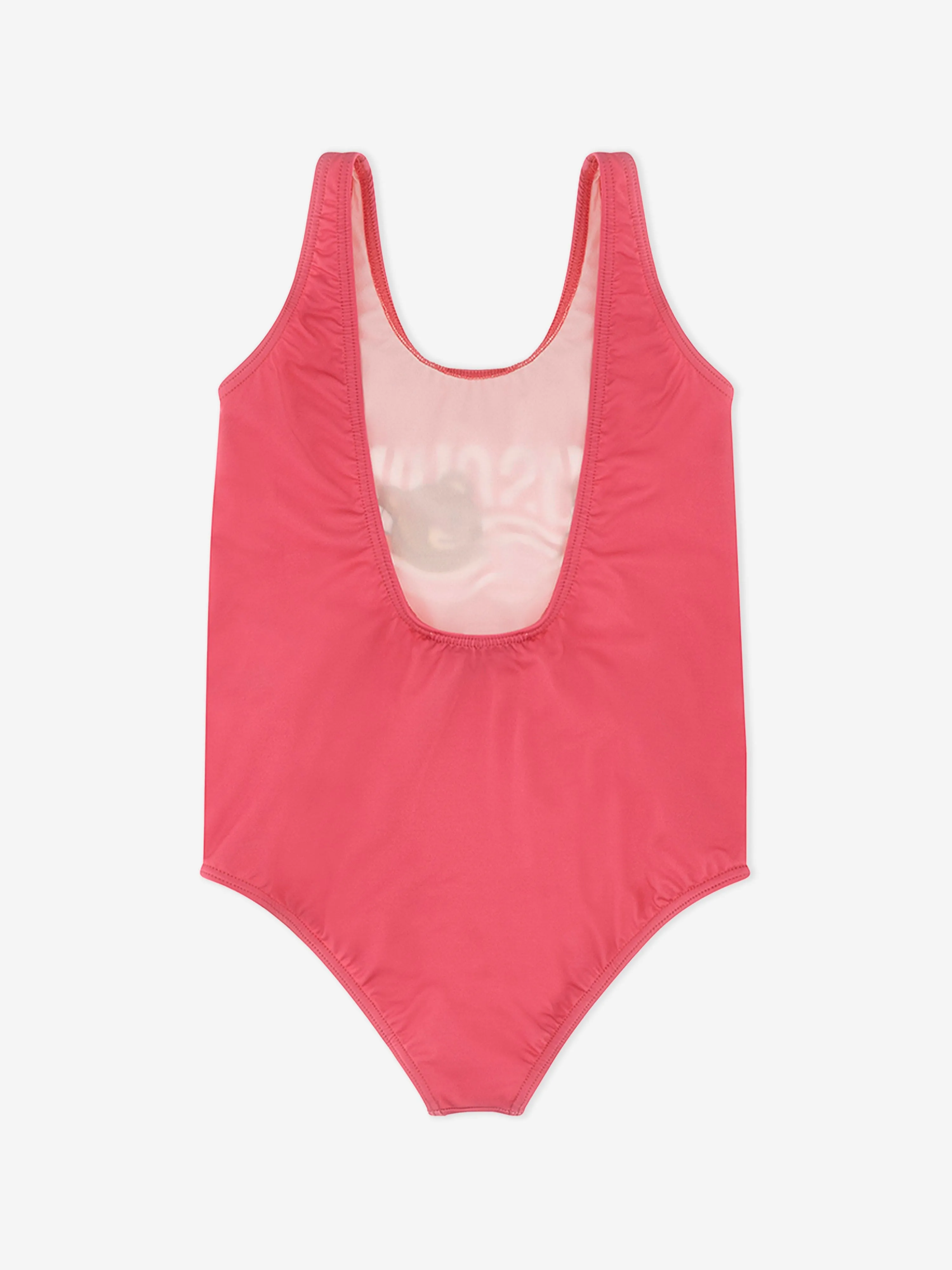 Mädchen Bär Logo Badeanzug in Rosa