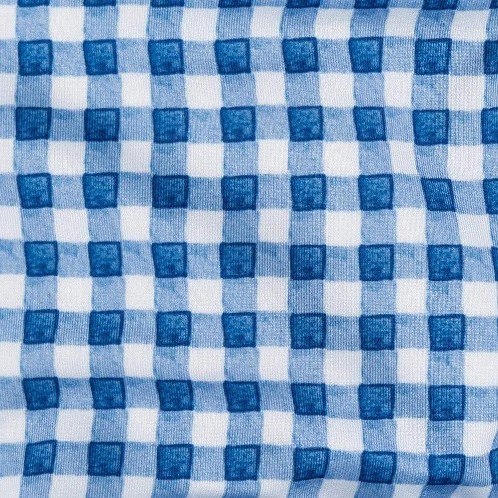 Mädchen Badeanzug mit blauer Kontrollmarkierung