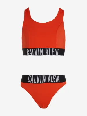 Mädchen Bralette Bikini in Rot