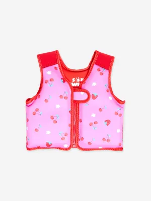 Mädchen Cherry Float Jacke in Rosa (UPF50 )
