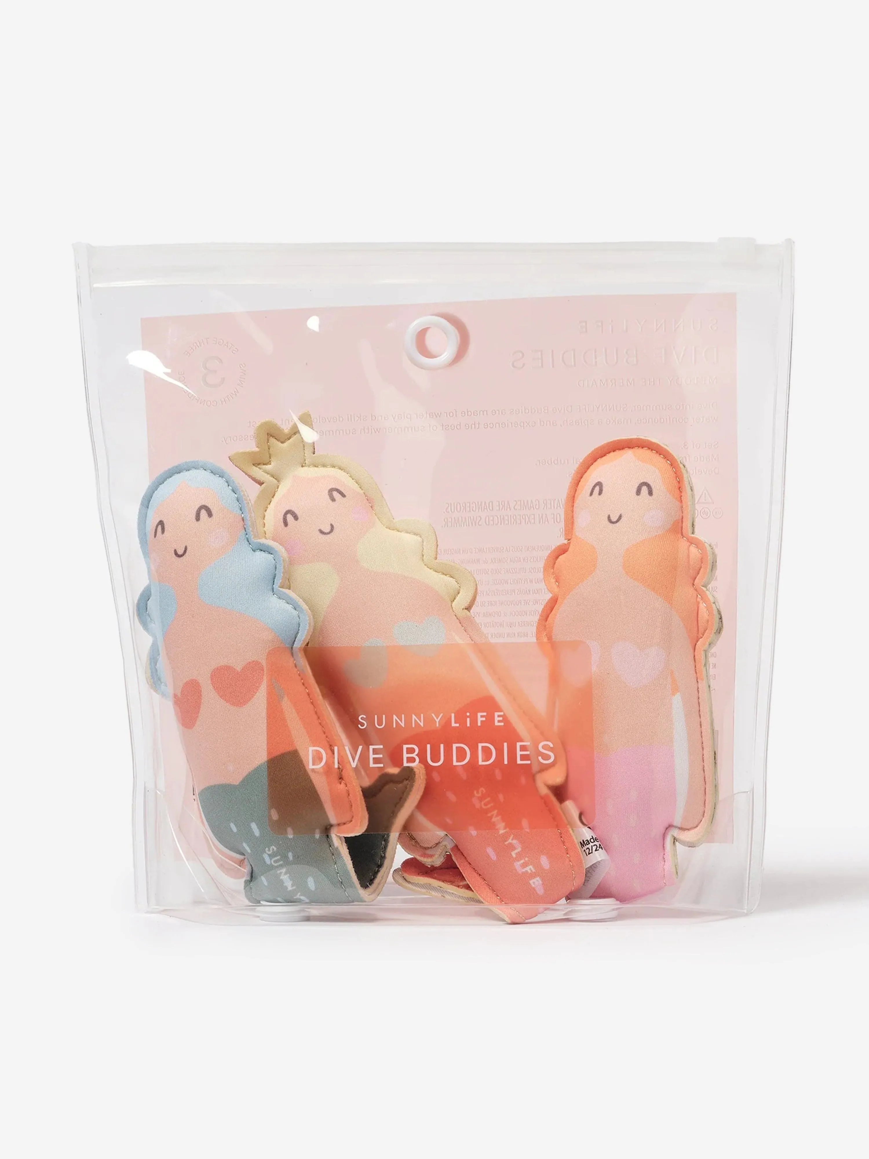Mädchen Tauchpartner Melody die Meerjungfrau Set von 3 in Mehrfarben (21cm)