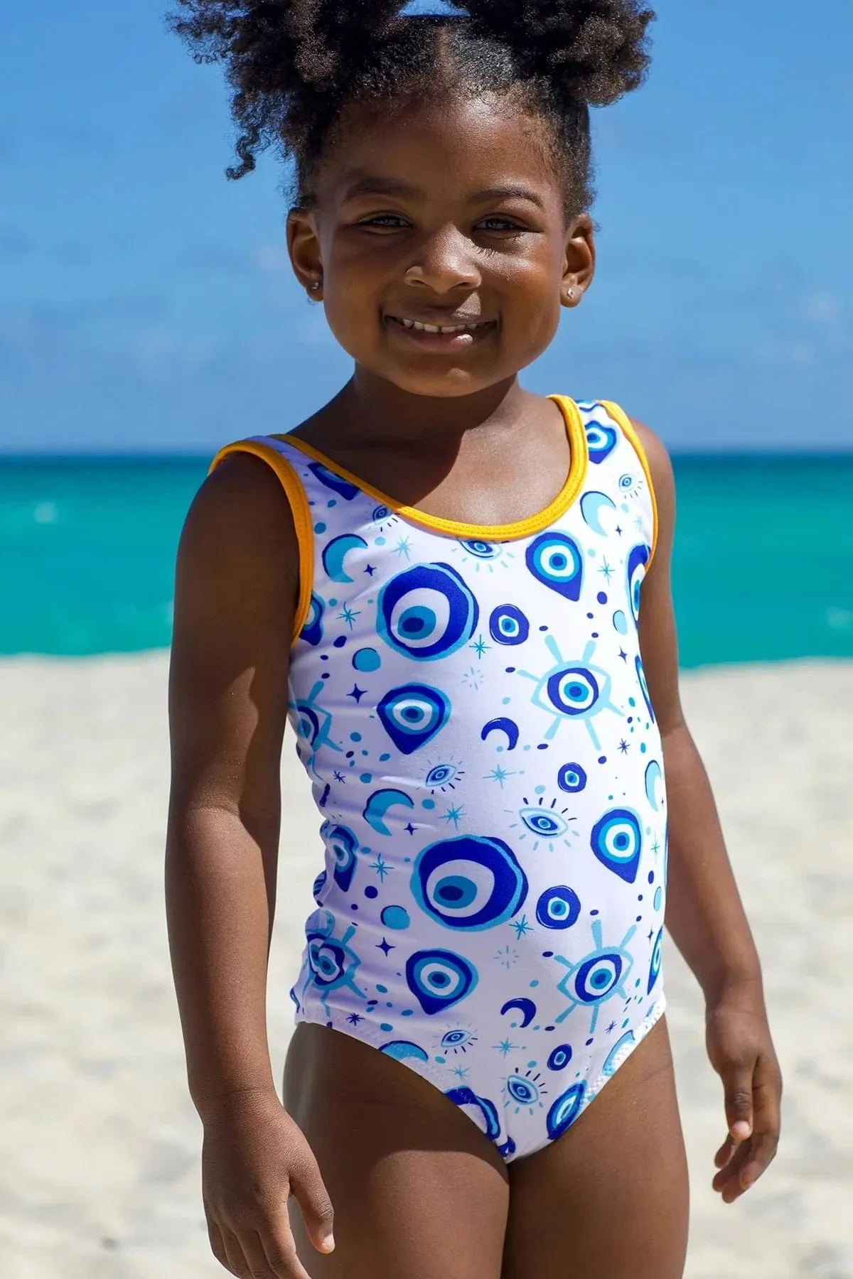 Mädchen Eliana Badeanzug in Blau