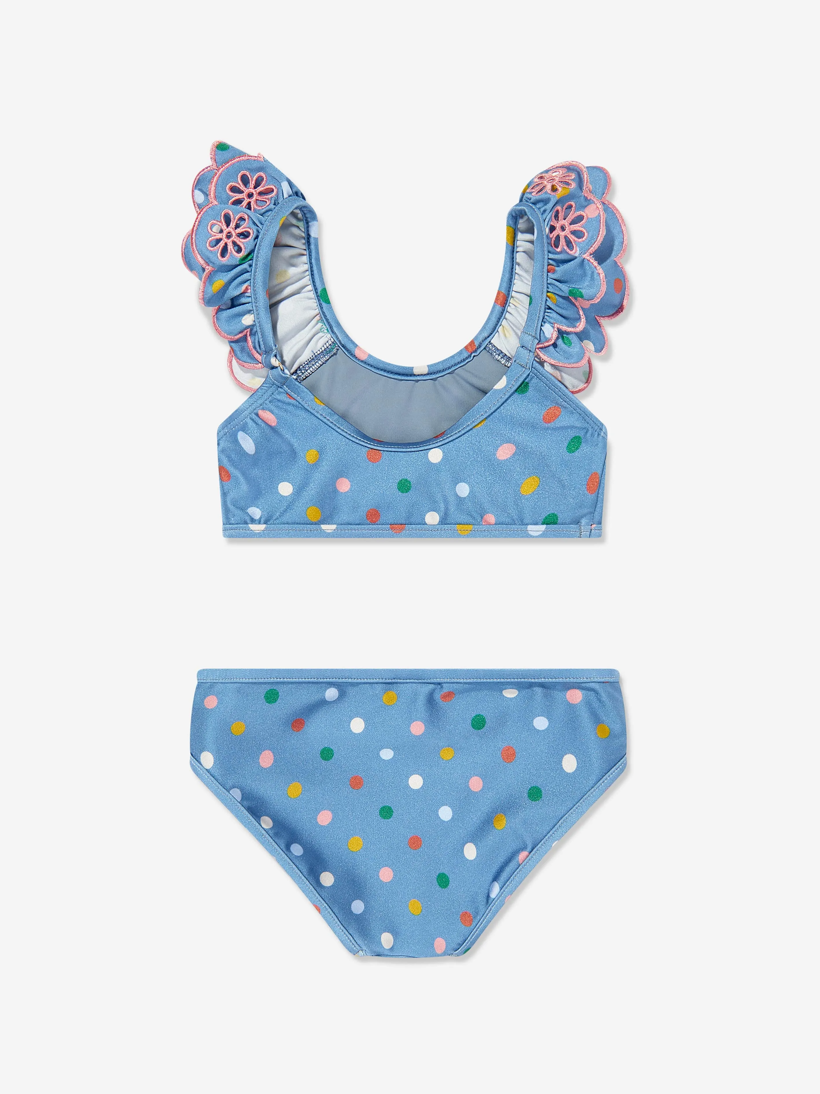 Everley Bestickter Bikini in Blau für Mädchen
