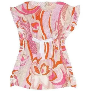 Mädchen Fuchsia & Orange Kaftan