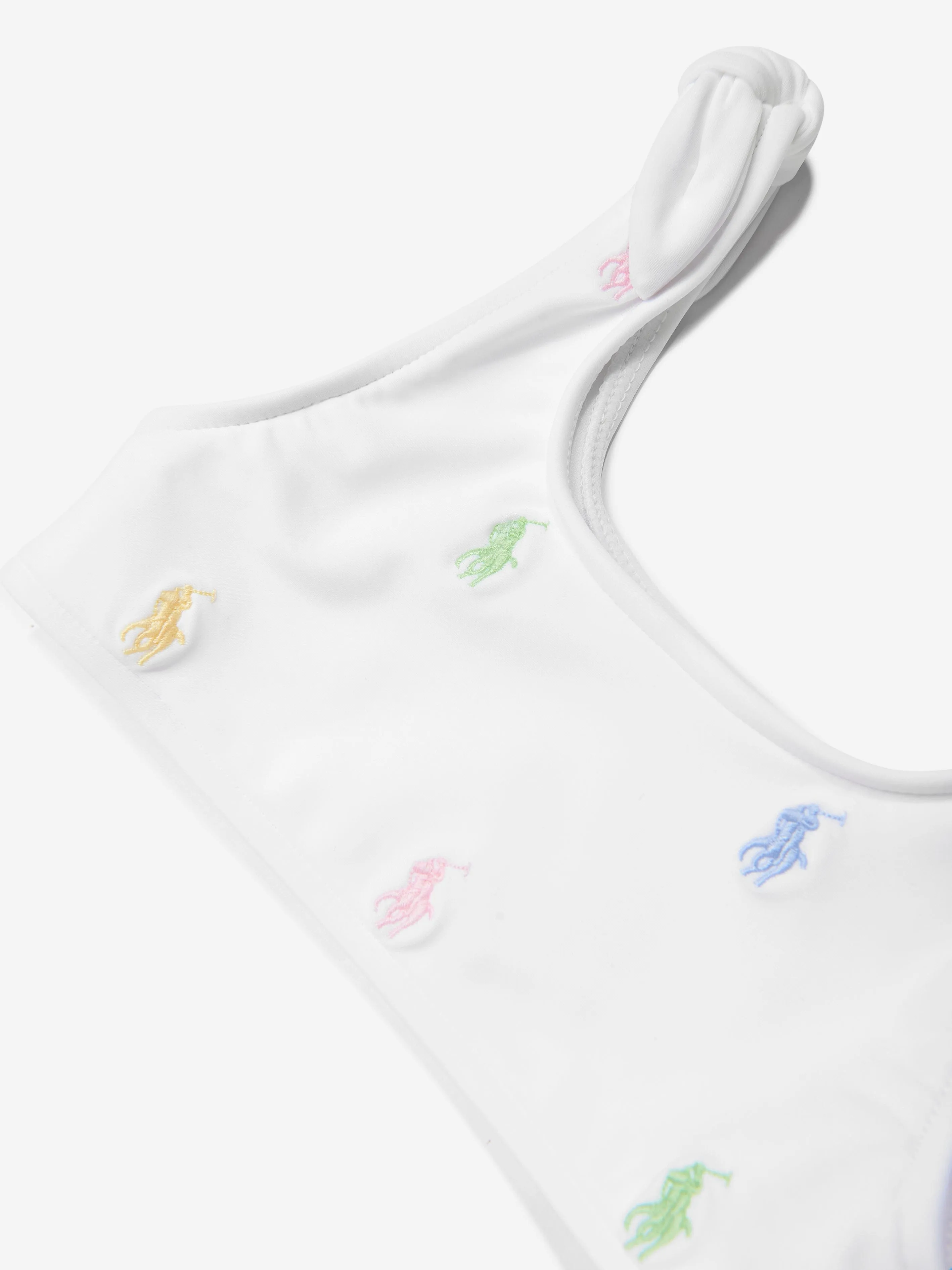 Mädchen Logo Bikini in Weiß