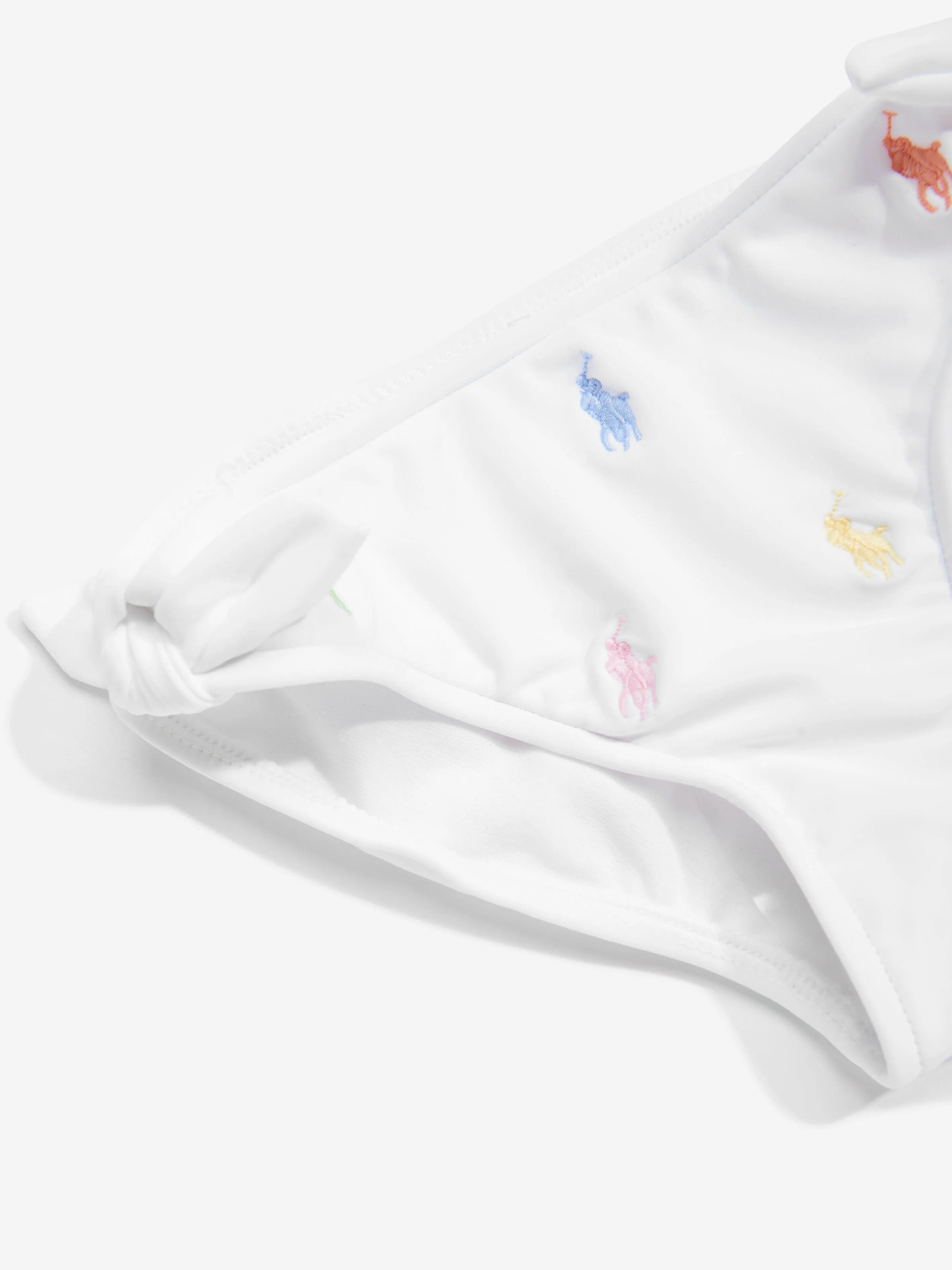 Mädchen Logo Bikini in Weiß