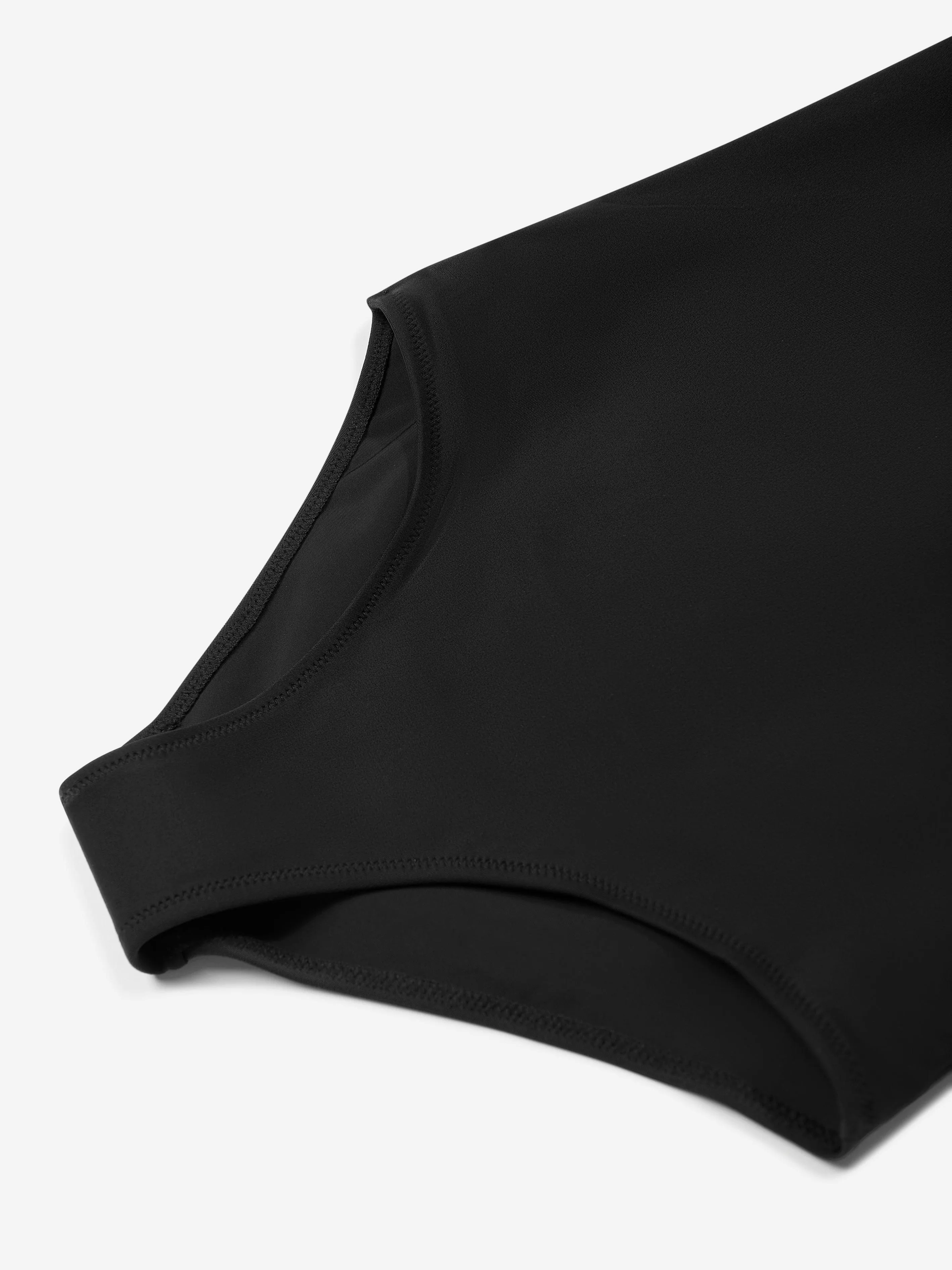 Mädchen Logo Badeanzug in Schwarz
