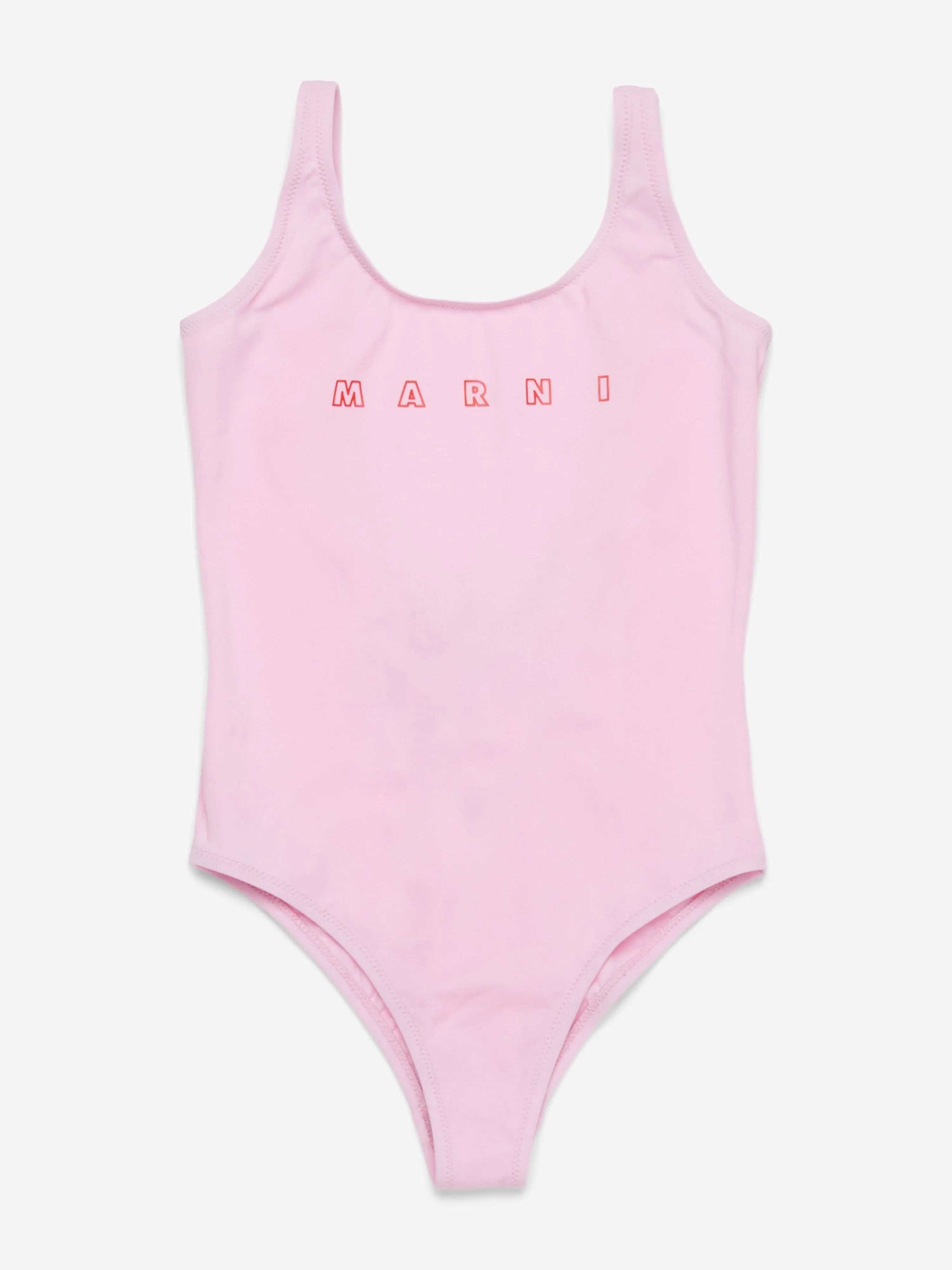 Mädchen Logo Badeanzug in Rosa