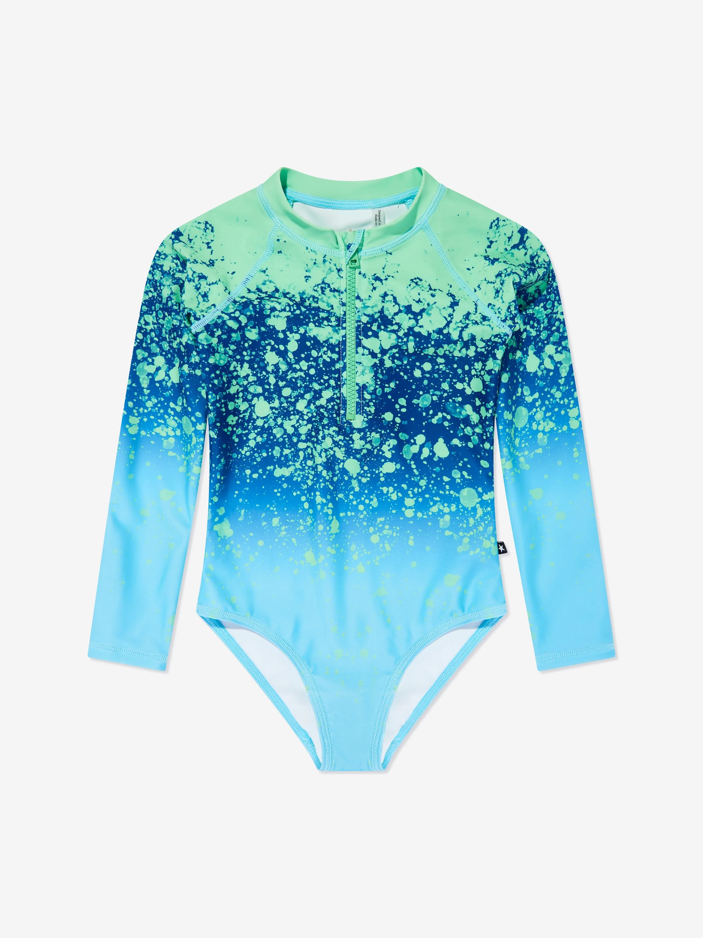 Mädchen Necky Splash Badeanzug in Blau (UPF50 )