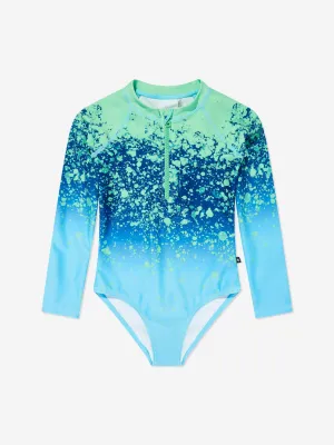 Mädchen Necky Splash Badeanzug in Blau (UPF50 )