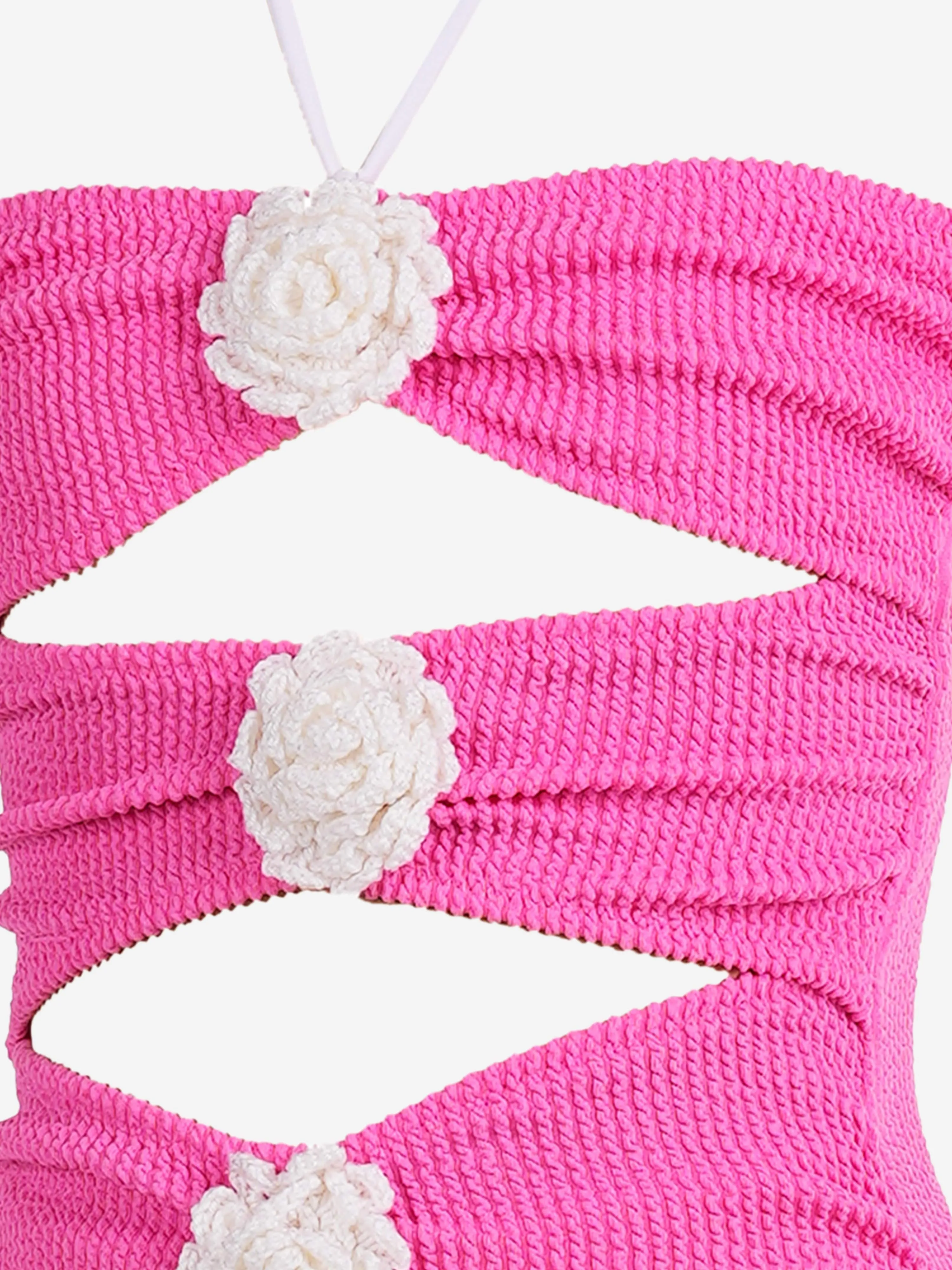 Mädchen Nilia Badeanzug in Rosa