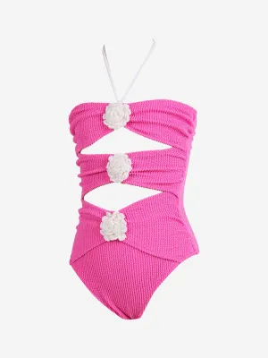 Mädchen Nilia Badeanzug in Rosa