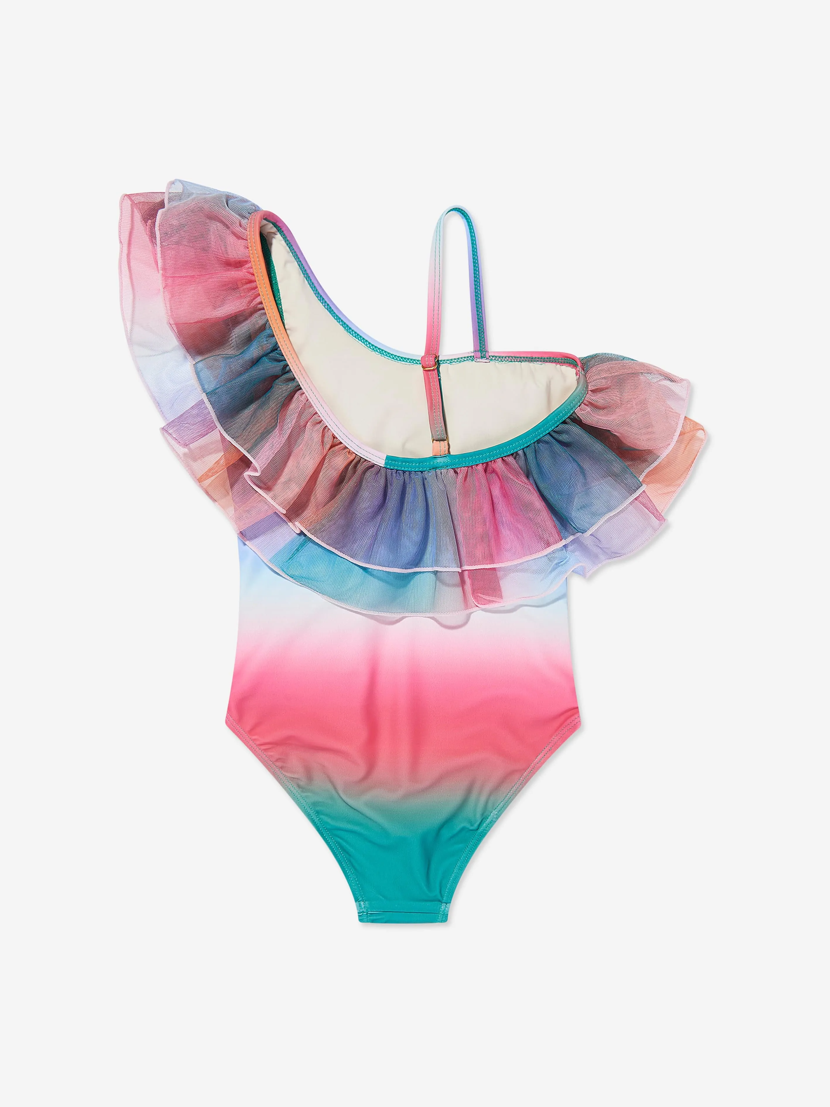 Girls Nilla Magic Fade Badeanzug in Mehrfarbig (UPF50 )