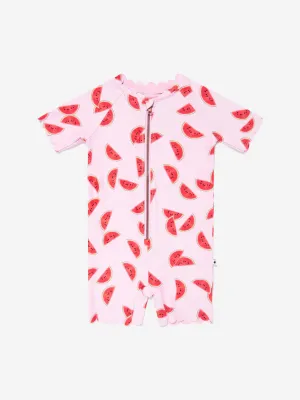 Mädchen Nolu Melon Badeanzug in Pink (UPF50 )