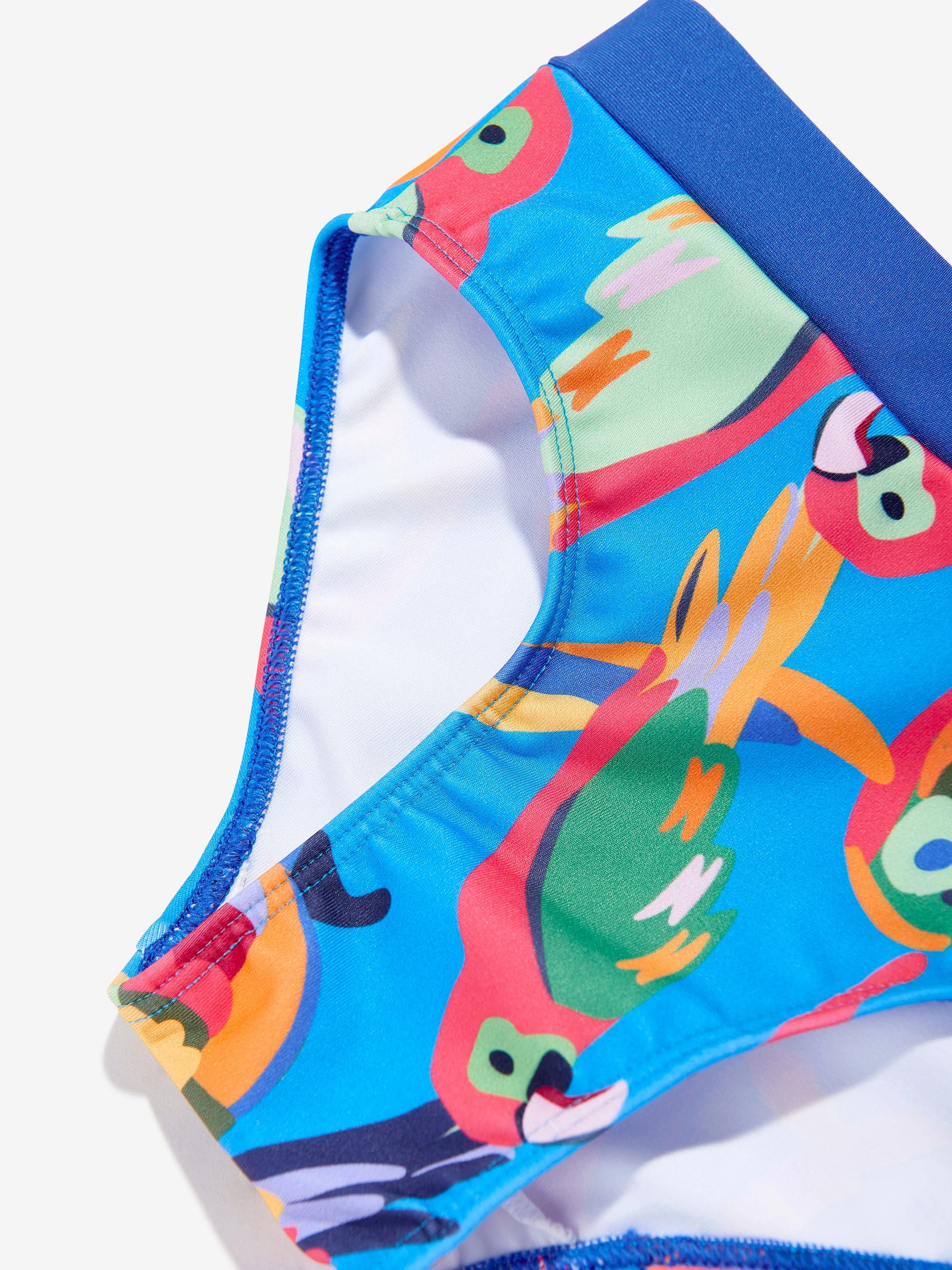 Mädchen Papagei Bikini in Blau