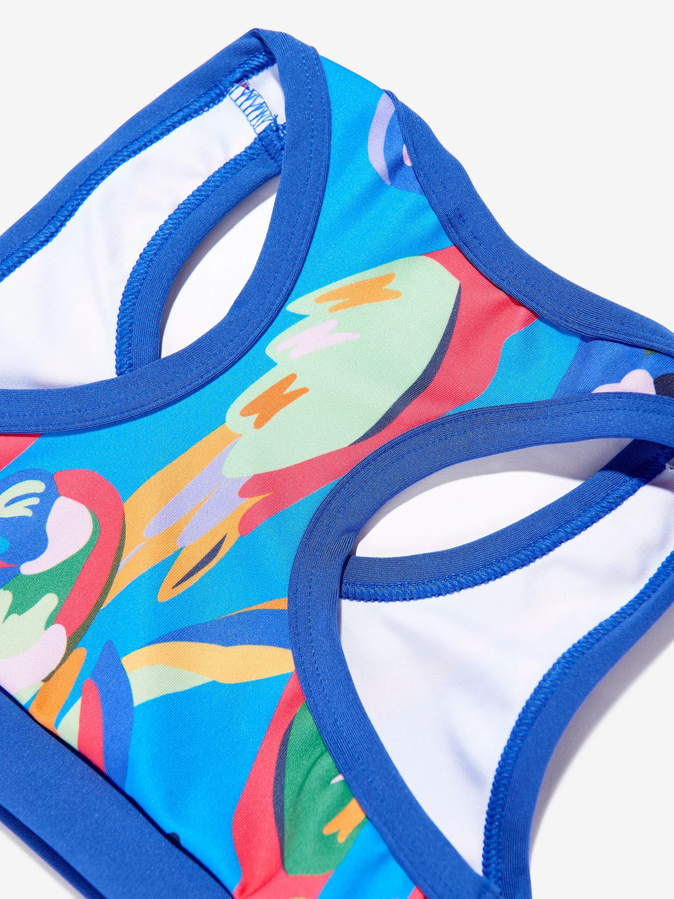 Mädchen Papagei Bikini in Blau
