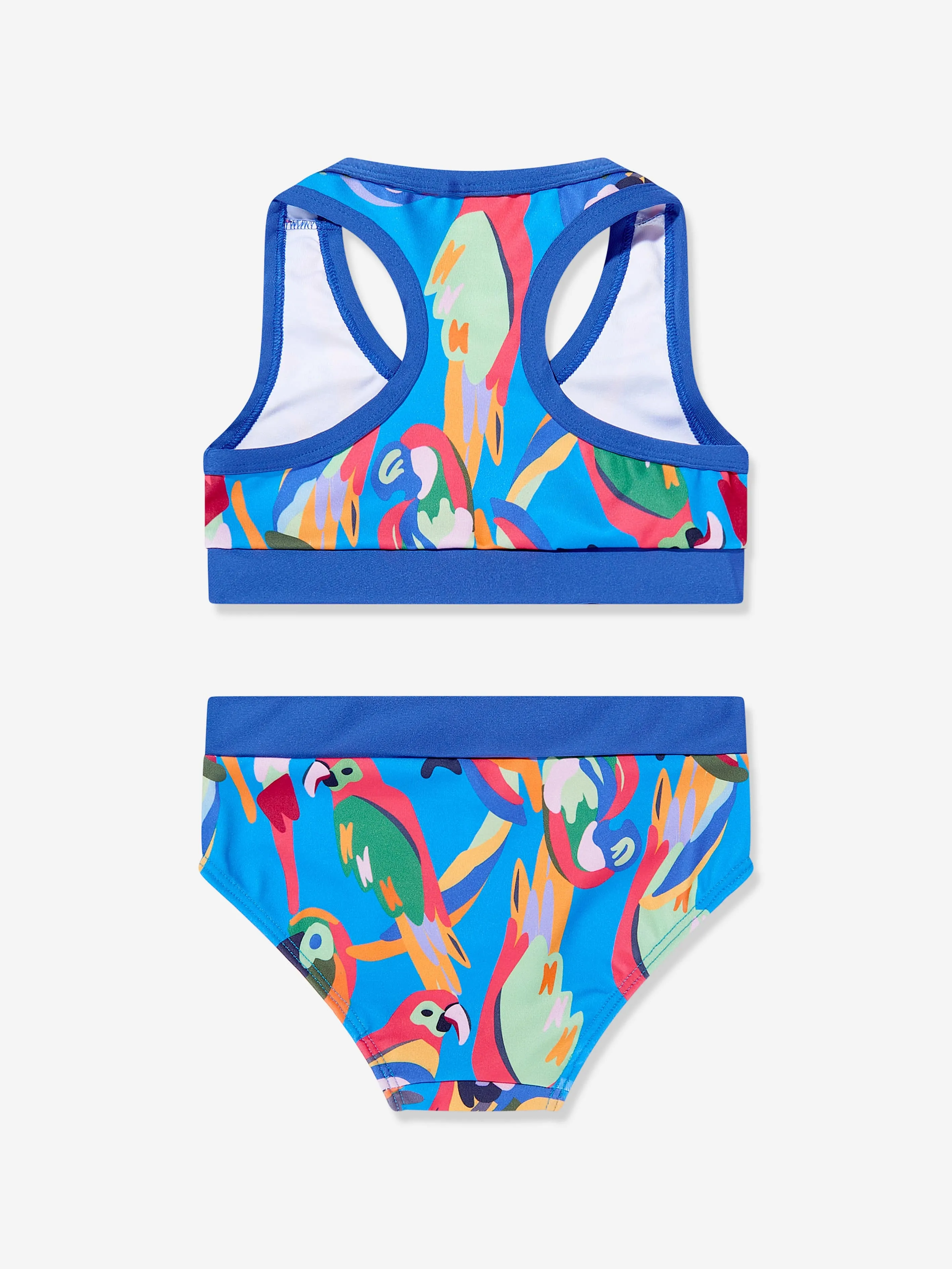 Mädchen Papagei Bikini in Blau