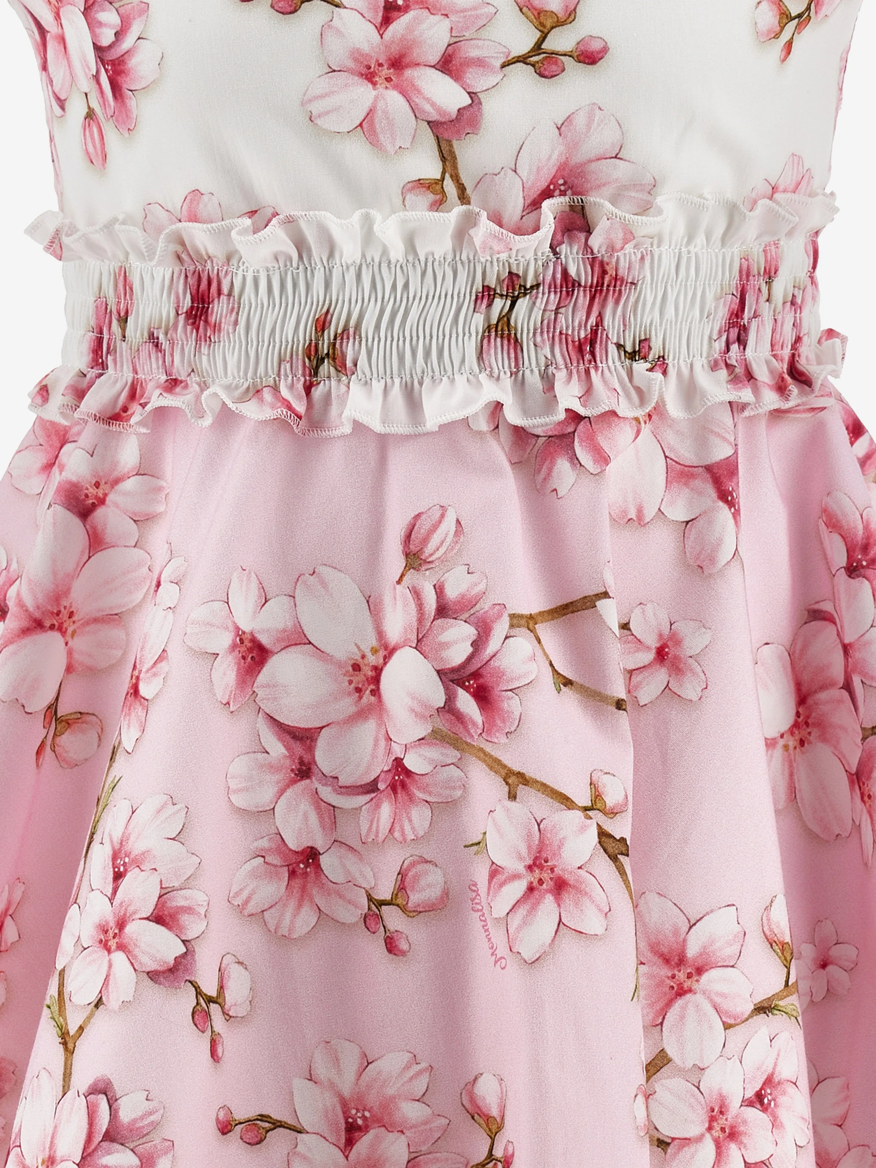 Mädchen Pfirsichblüten Kleid in Rosa