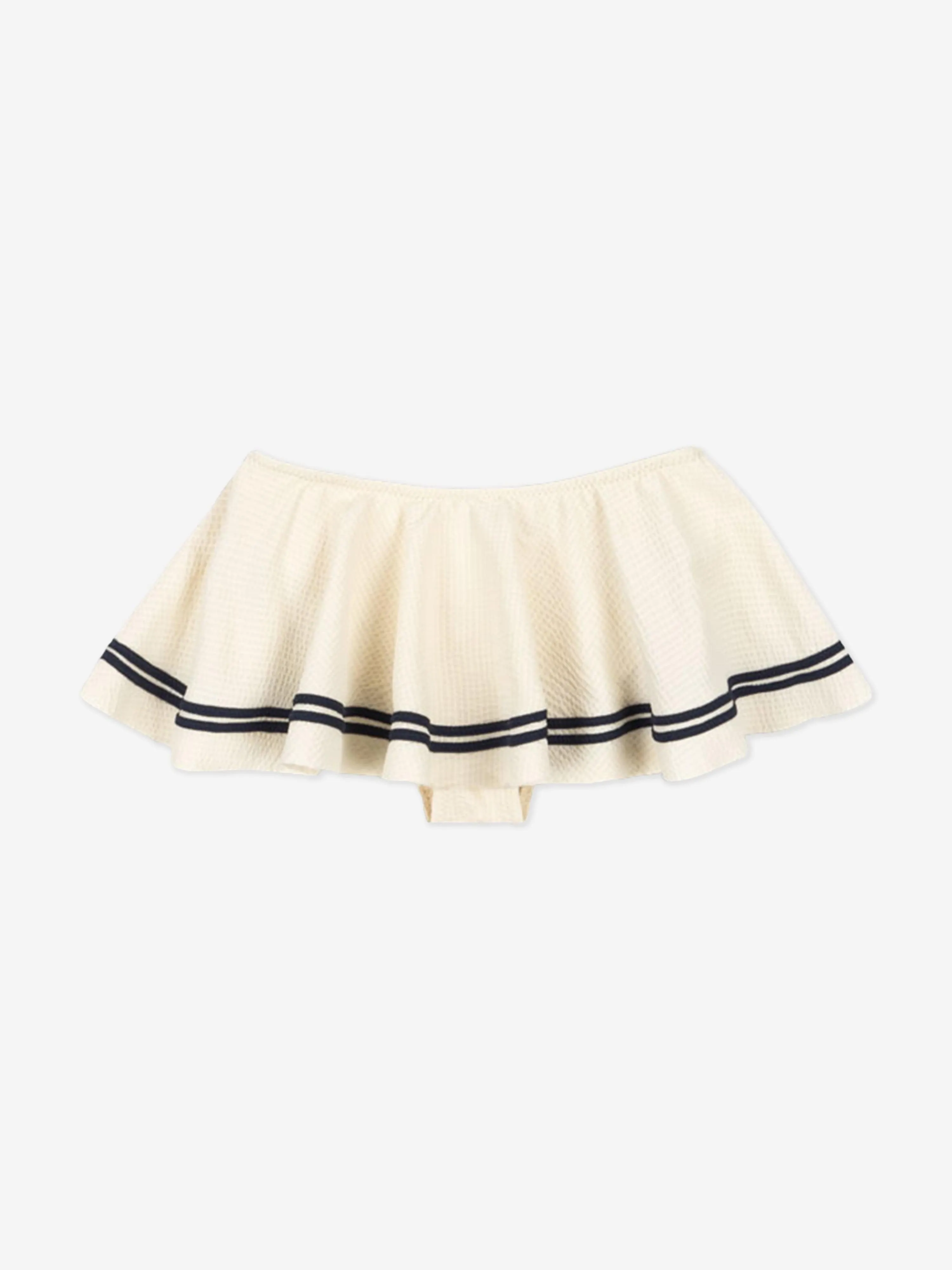 Mädchen Sailor Bikini in Elfenbein