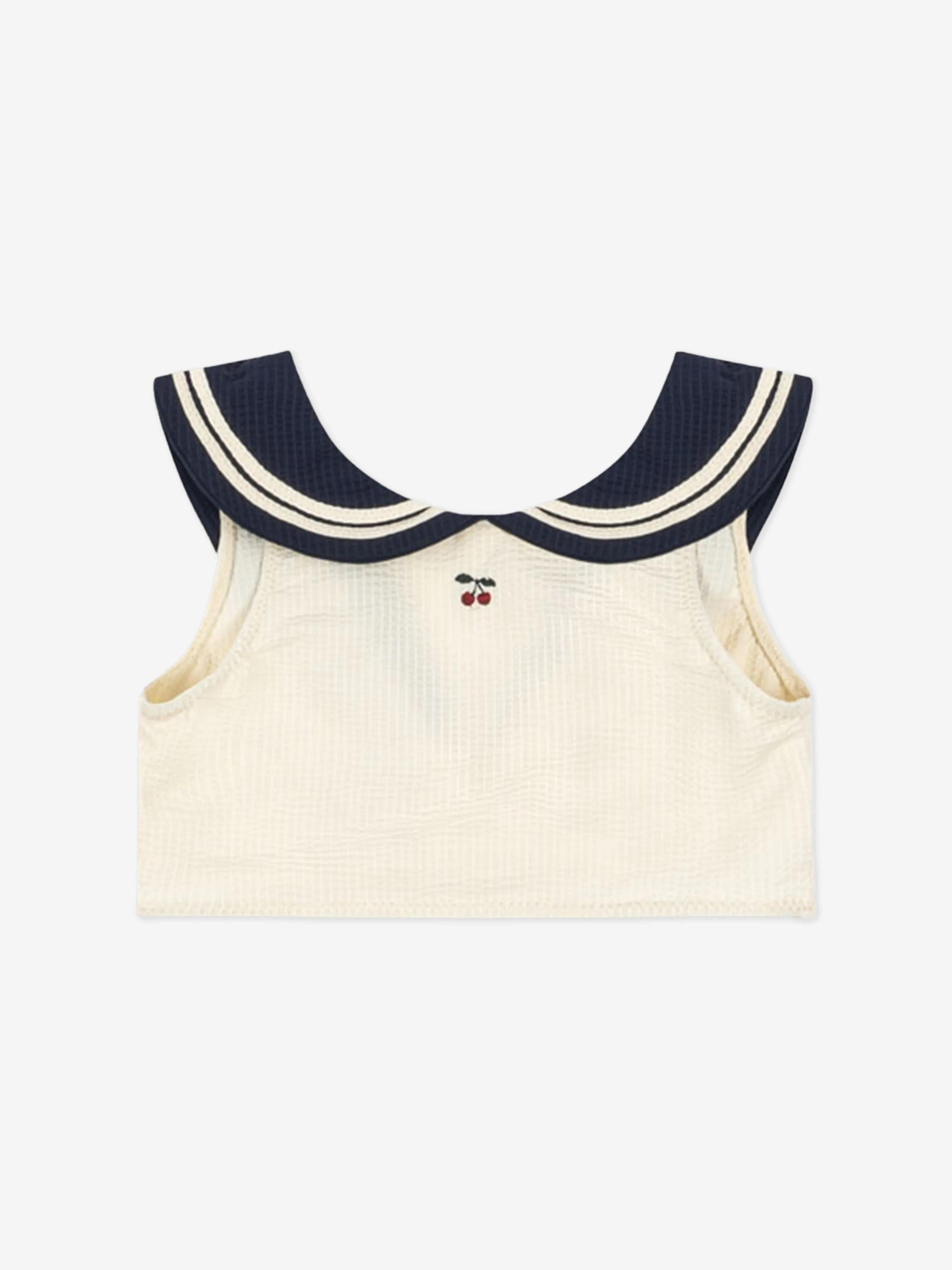 Mädchen Sailor Bikini in Elfenbein