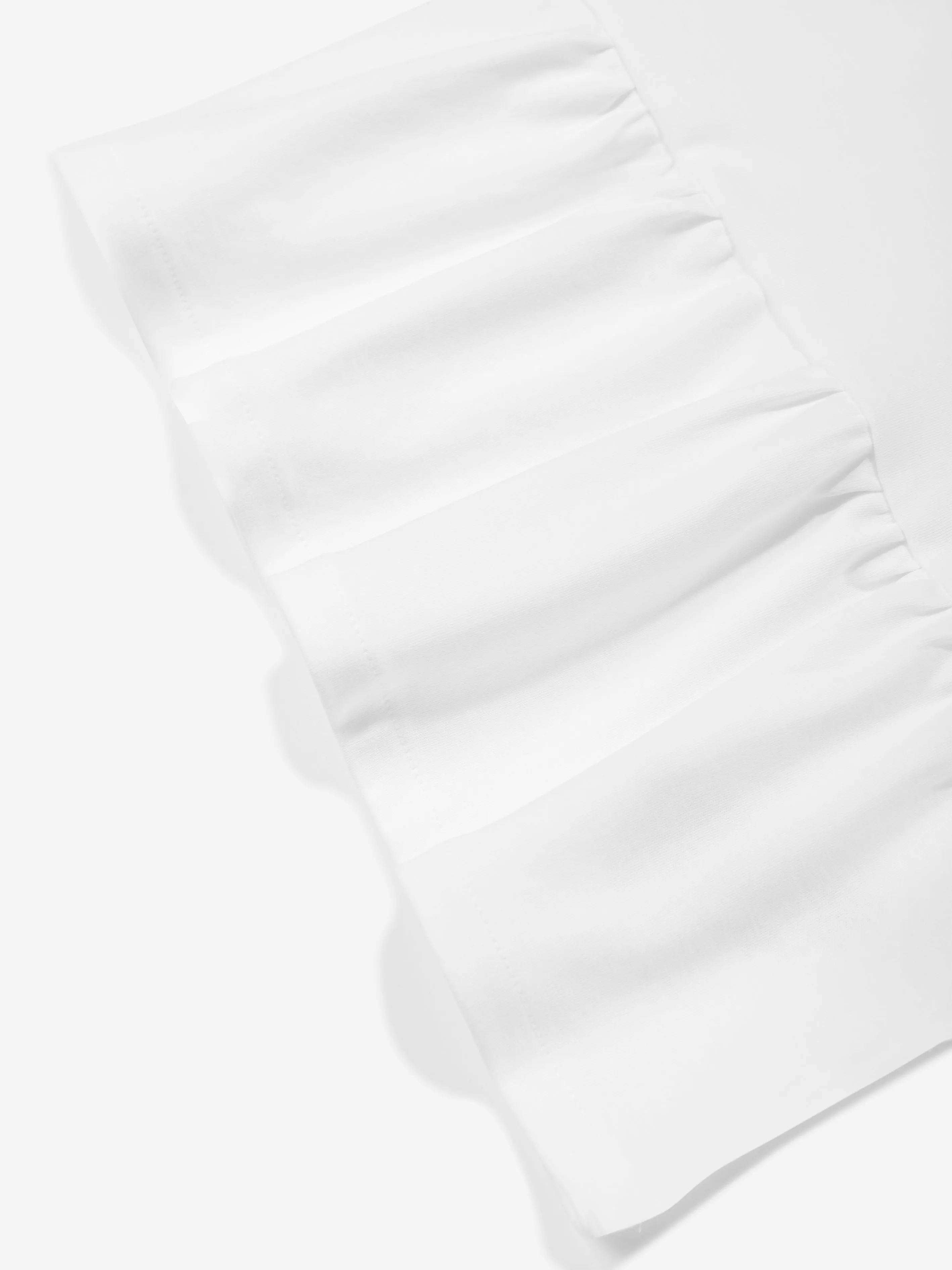 Mädchen ärmelloses Logo-Kleid in Weiß