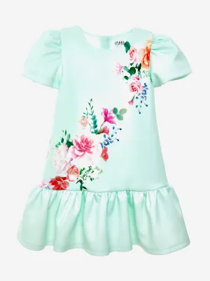 Mädchen Frühlingsbreeze Kleid in Grün