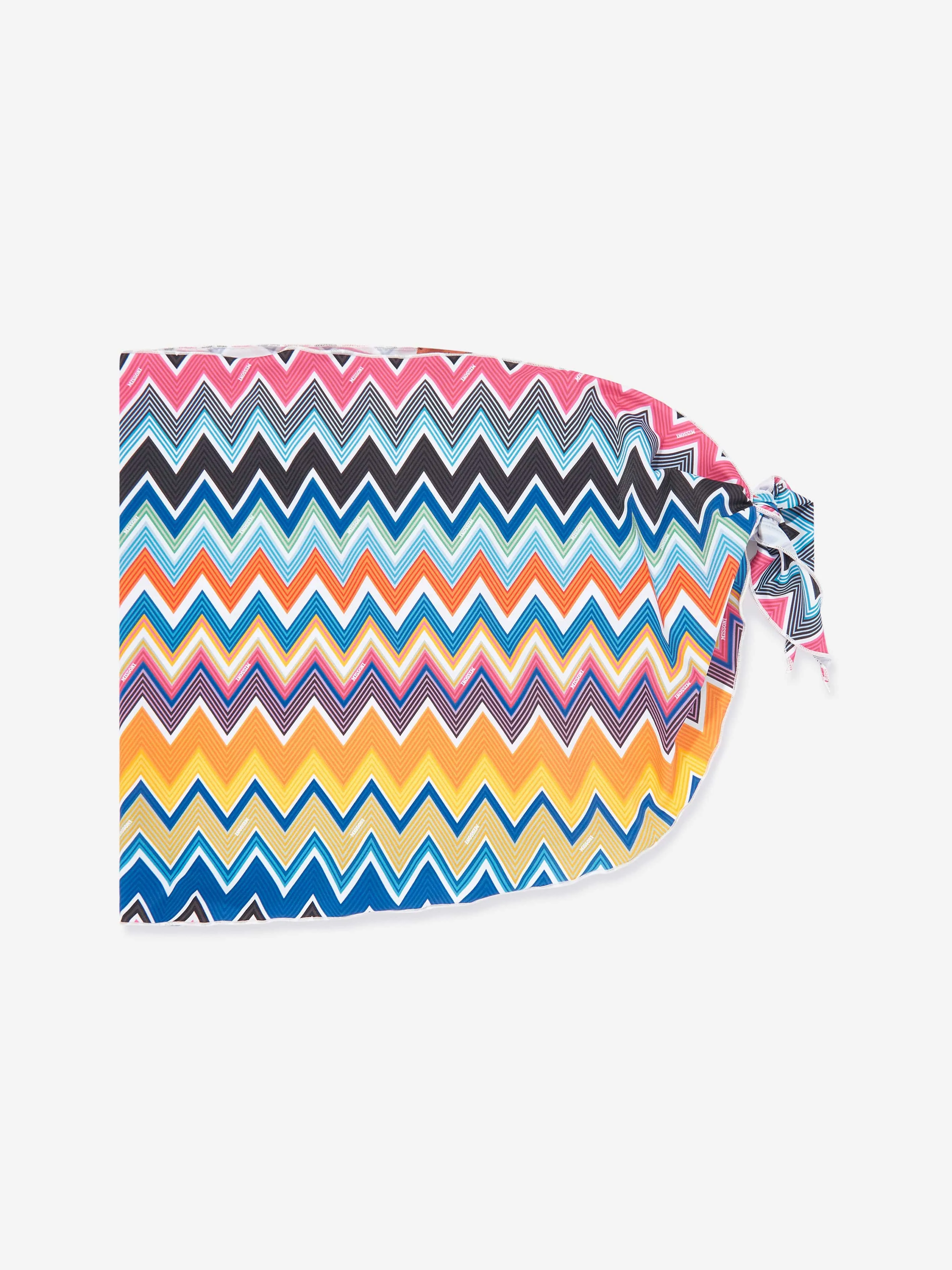 Mädchen Zickzack Sarong in Mehrfarbig